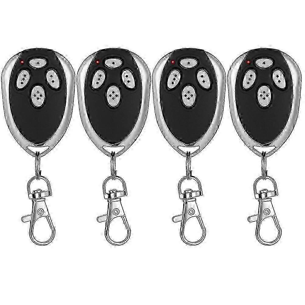 4 Pcs 4 Channels Gate Opener Remote Compatible for LM123 433.92mhz Garage Door Remote Control Transm