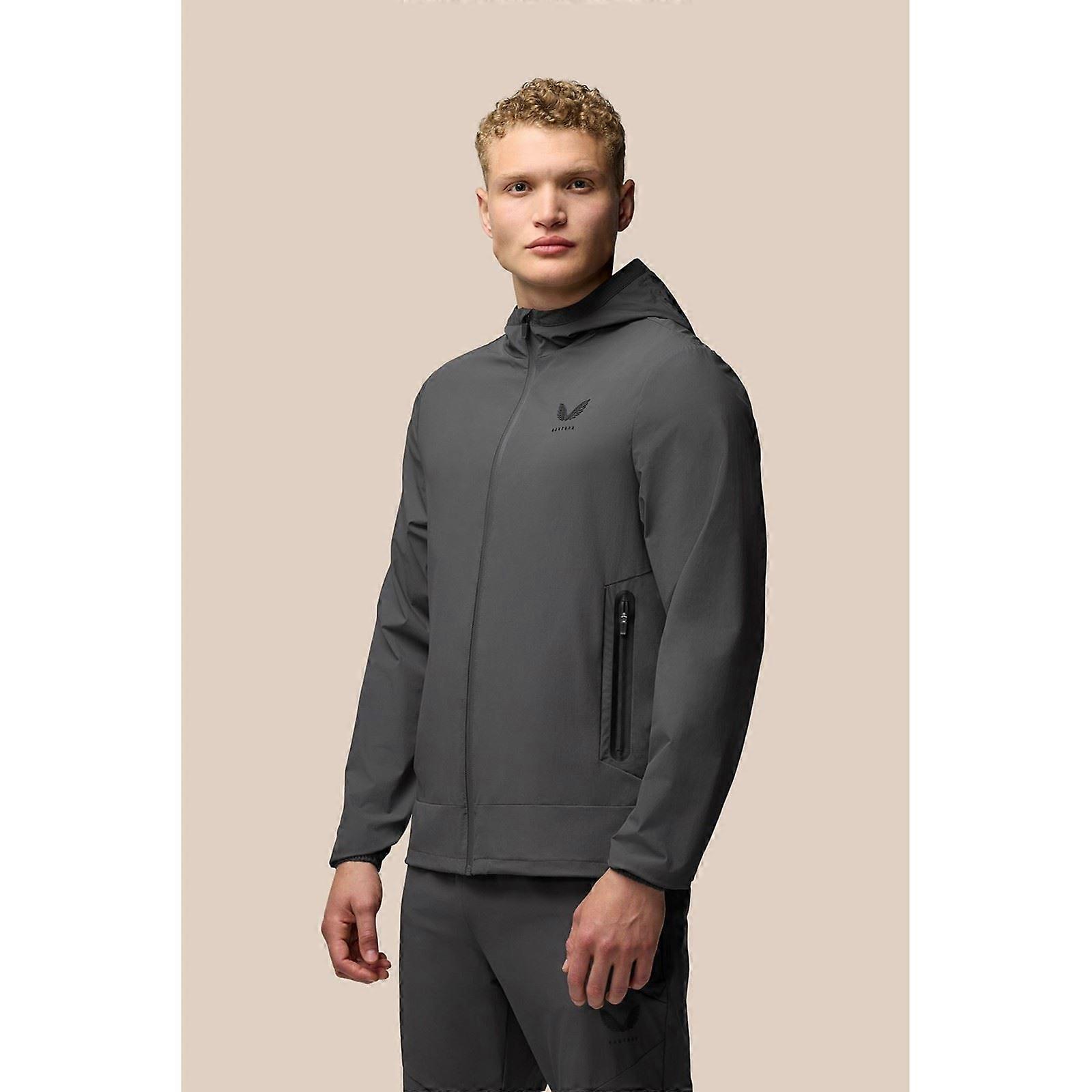 Castore Lightweight Flex Jacket Men's Grey Track Jackets