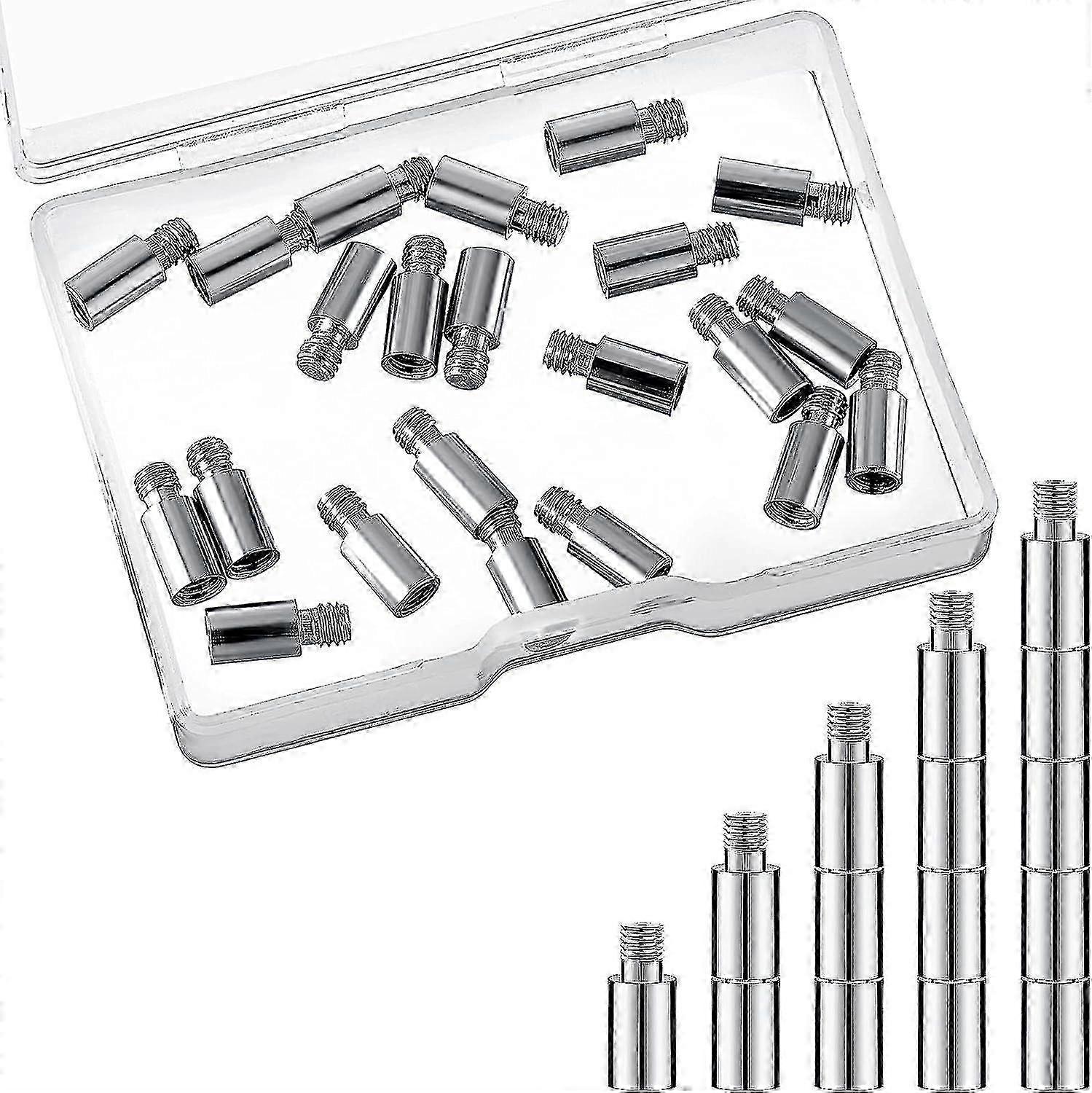 40 Pieces Scrapbook 12 X 5 Mm Extension Screws Album Extension Post Replacements Compatible With Pioneer , Post-bound Refillable Photo Album