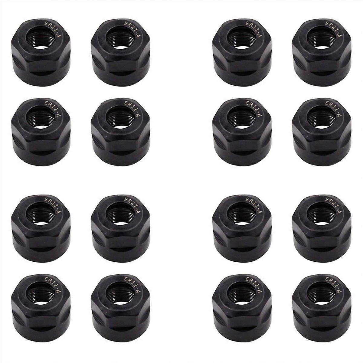 4Pcs Collet Clamping Hex Nuts, for CNC Milling Chuck Holder Lathe