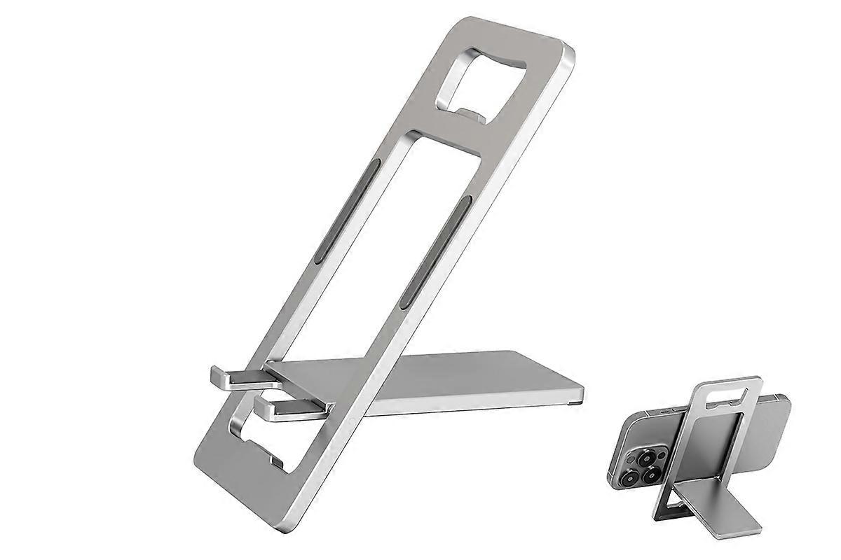 Foldable Aluminum Cell Phone Stand Portable Adjustable Holder for Desk