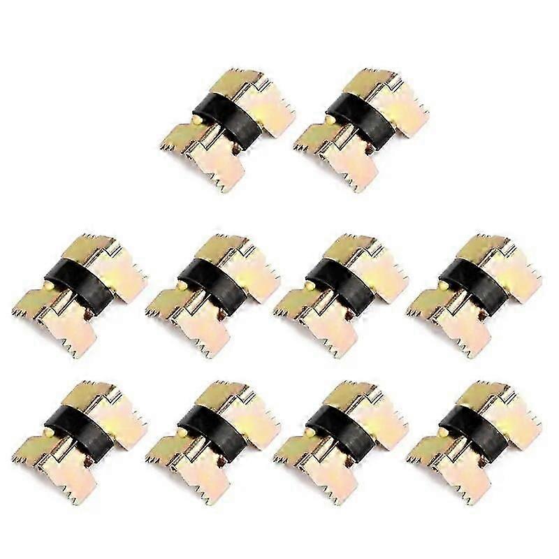 10 Pcs Self-locking Folding Hinge Mini Spring Loaded Hinges Small Box Hardware G5AB