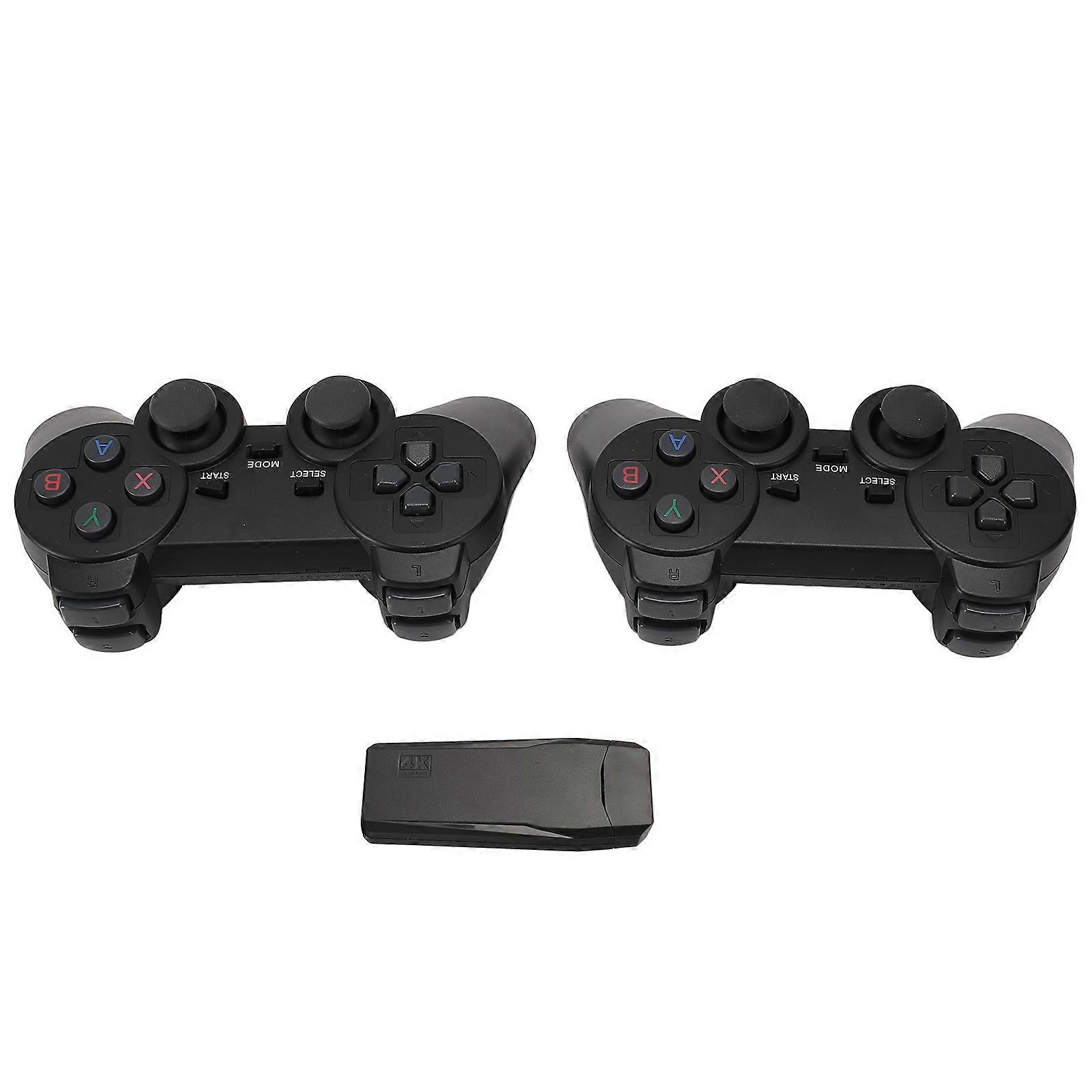 Retro Gaming Console Pre Installed 20000 Games 2 People Match 4K HD Game Box Rechargeable 2.4GHz Wireless Controller Set 