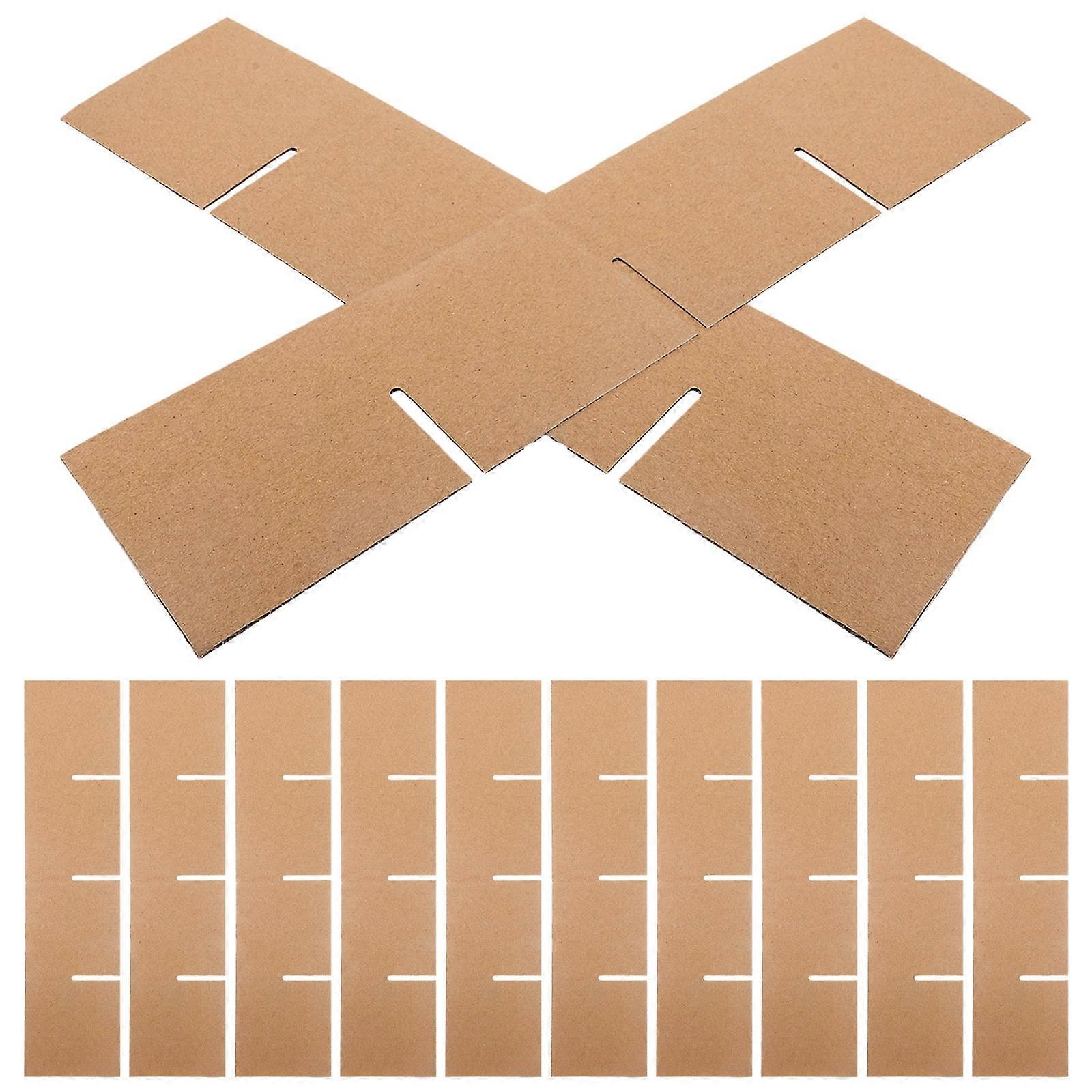 Packing Boxes 12 Pcs Carton Partitions Glass Dividers For Moving Kit Paper Suite