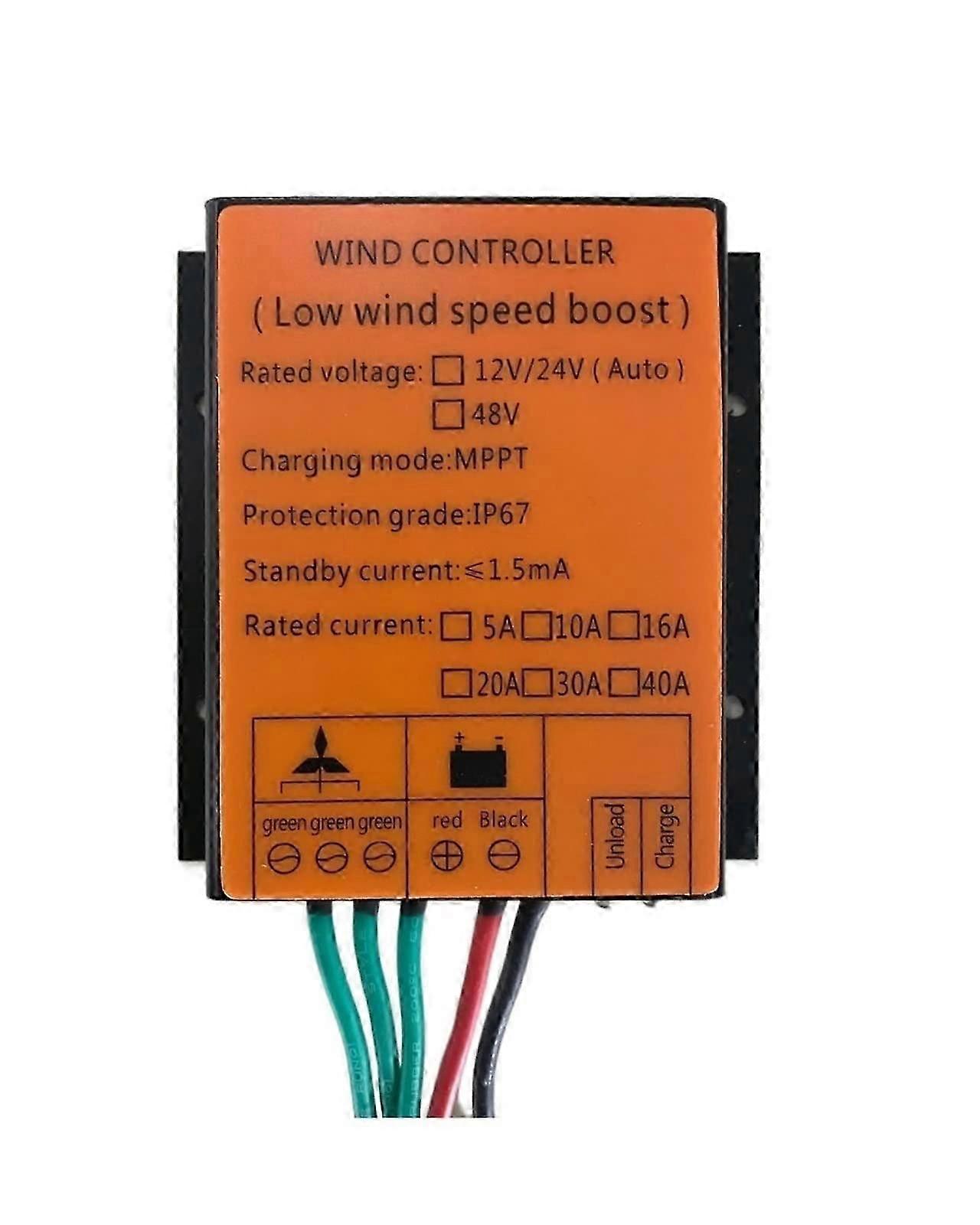 Mppt Wind Turbine Controller For 12v Systems, 150w/200w/250w Boost Charge, Safe Voltage Protection