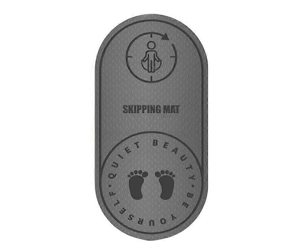 Rope Skipping Exercise Workout Mat - 8mm Thickened Mute Noise Reduction Jump Rope Mat, Durable and Non-Slip Mat, Suitable for Yoga and Pilates