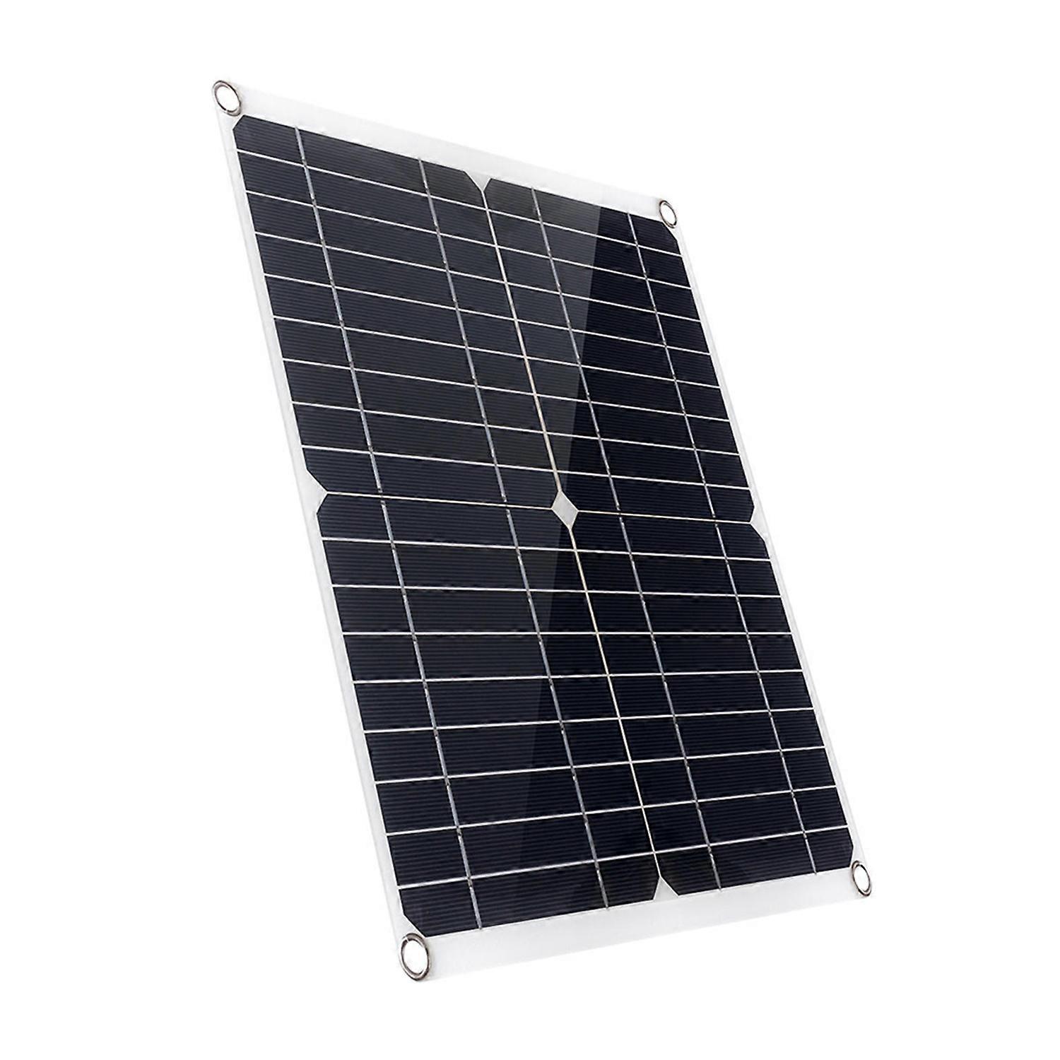 Portable 300W Solar Flexible Panel Kits Monocrystalline Silicon Solar Panel with 40A Controller Dual