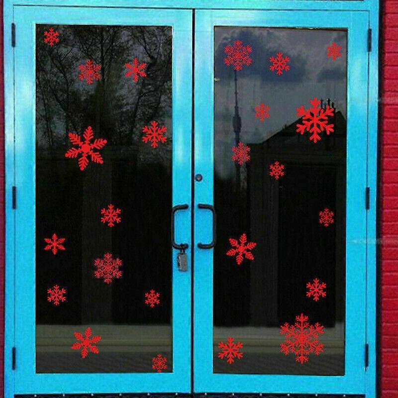 Christmas Snowflake Window Sticker Static Cling Glass Stickers Removable