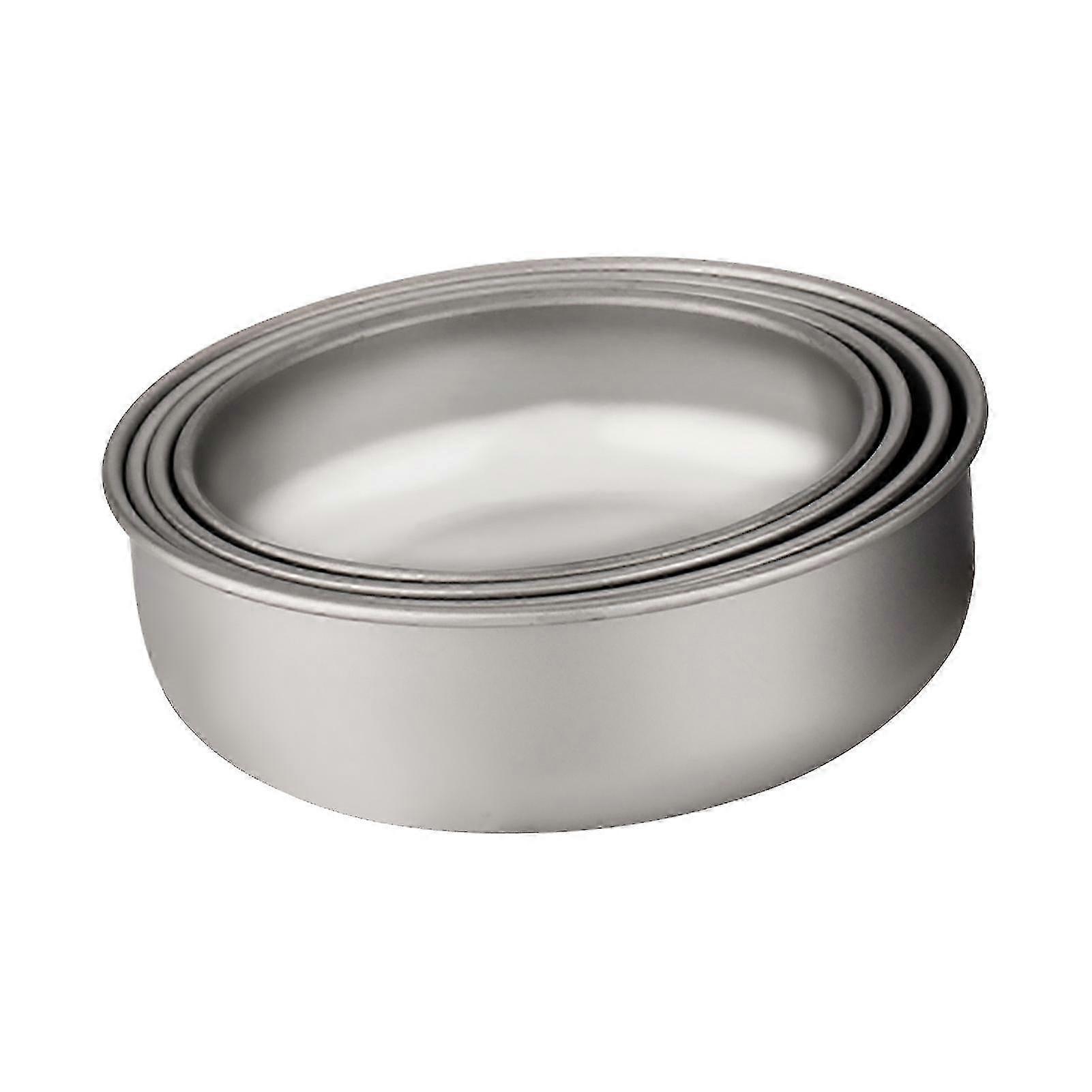 4pcs Lightweight Stackable Bowl Portable Single Layer Dinner Fruit Bowl