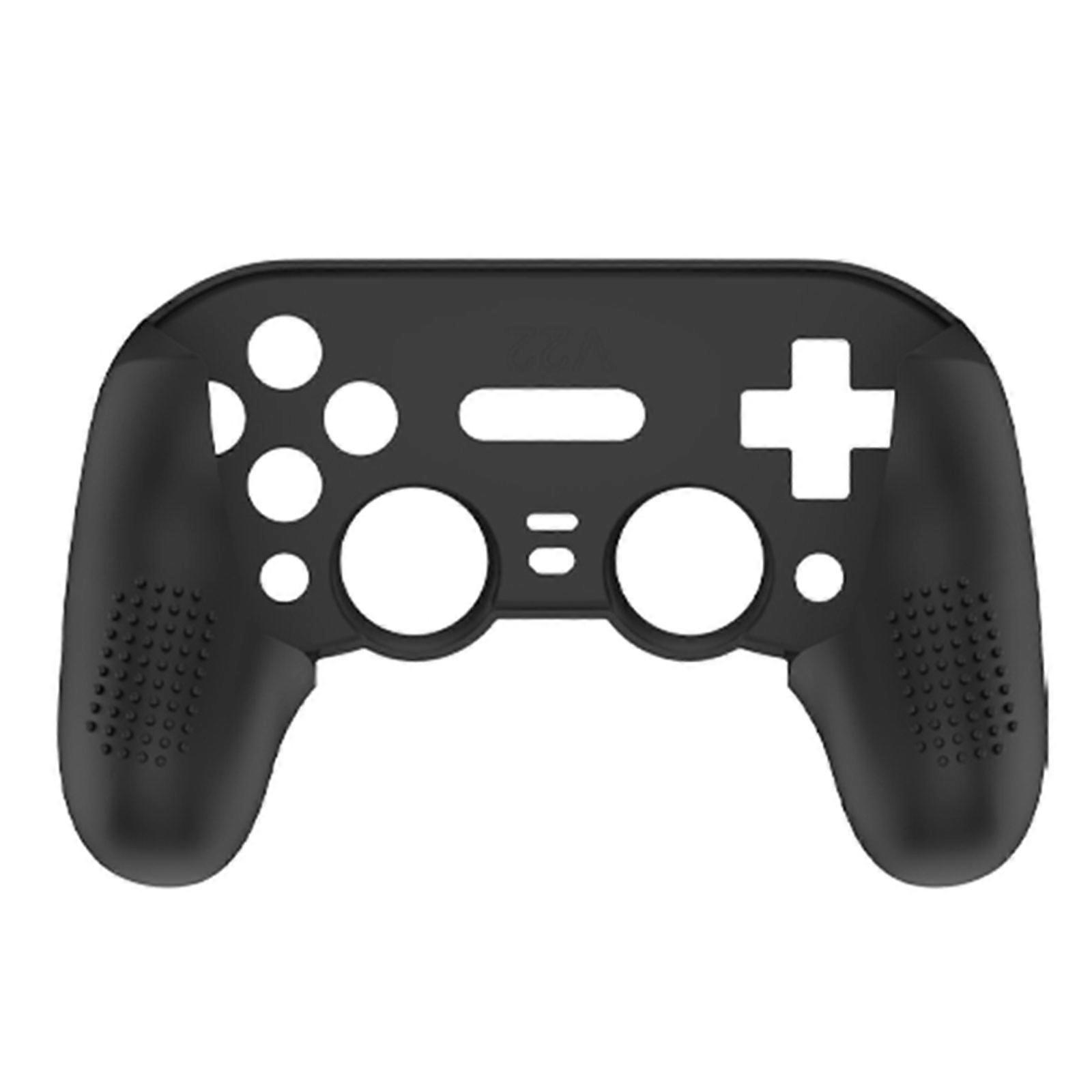 Flexible Cover Silicone Skin Protective Case Shell for 3 Game Controller Waterproof Housing Dustproof Cover  Black