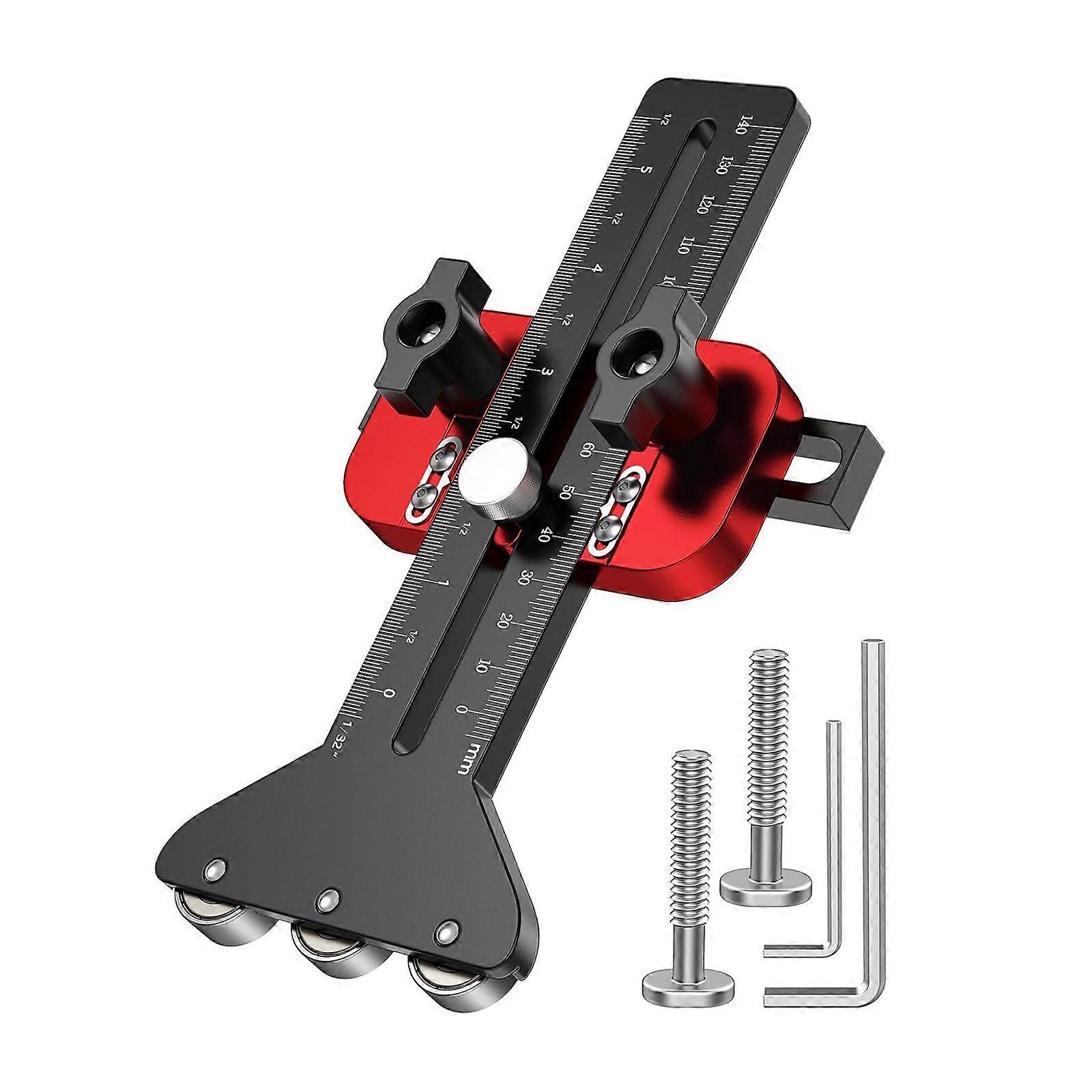 Precisions Thin Rips Table Sawer Jig For Table Sawer With 3/4" x 3/8" T Slot And Measurement System Multicolor