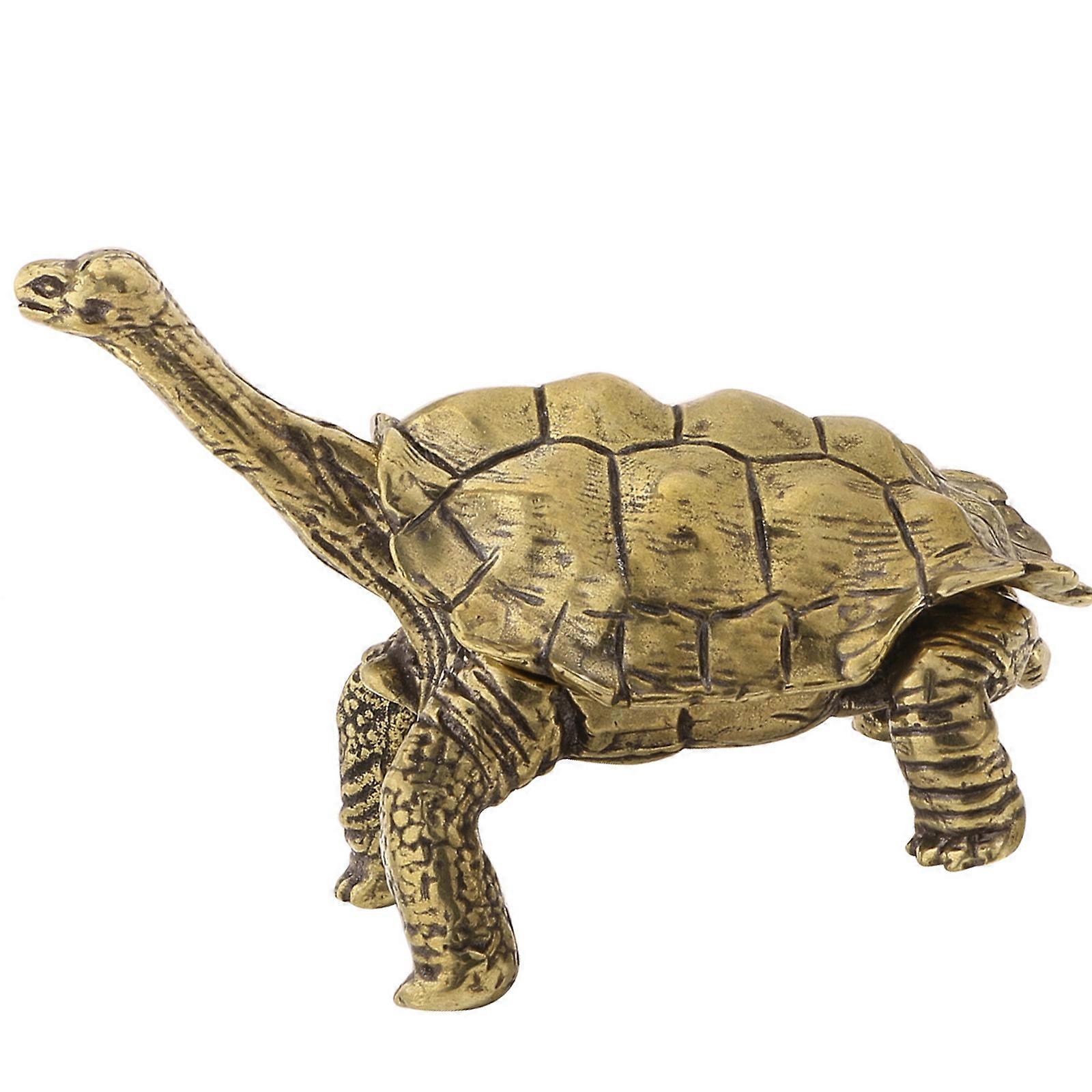 Classical Brass Tortoise Design Multi Purpose Storage Solution Artistic Turtles themed Brass Container For Home Accessories Multicolor