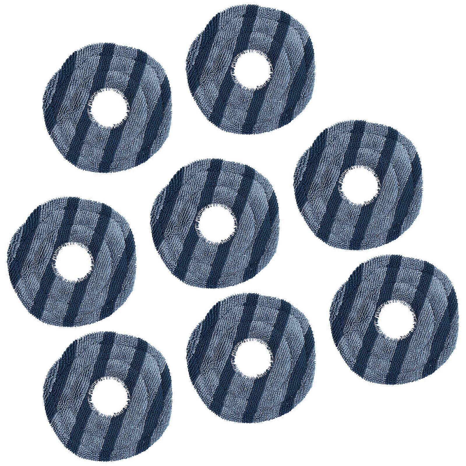 Deep Clean Robot Mop Replacement Cloths 8 Pack Premium Weave Technology For Efficient Floor Maintenance Multicolor