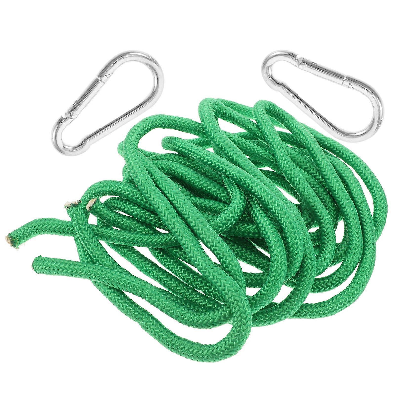 Green Heavy Duty Tree Swing Straps for Hanging Rope 1Set Adjustable Kit