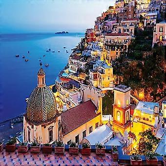 1000pcs Paper Puzzle Coast Landscape Twilight Sea Sight Large Puzzle Game Artwork For Adults Teens 26s