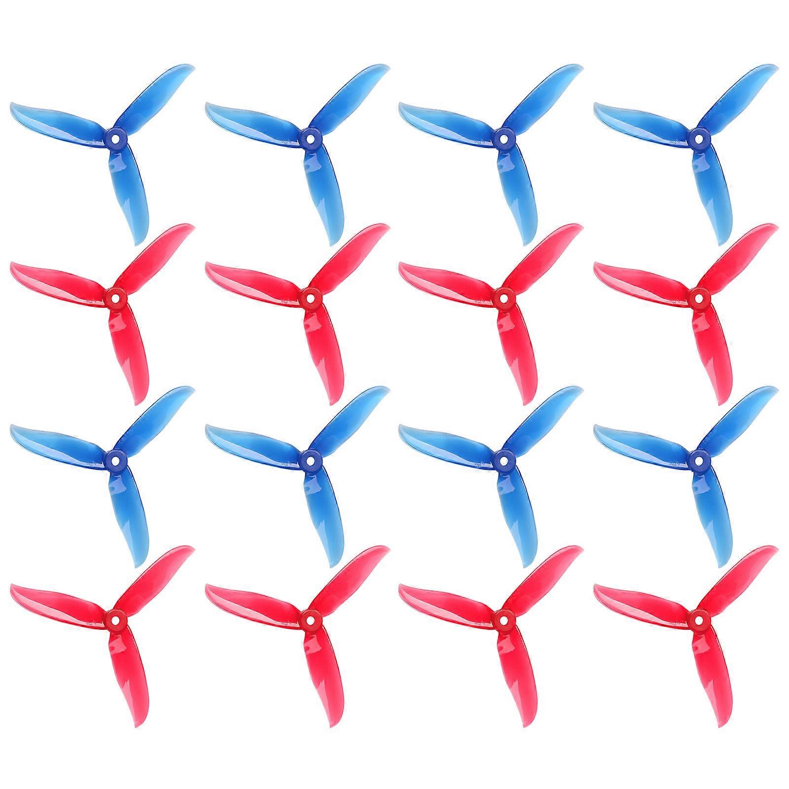 High 3 Blade Propellers Pack of 16 Weather Resistant Plastic for Stable Multicolor