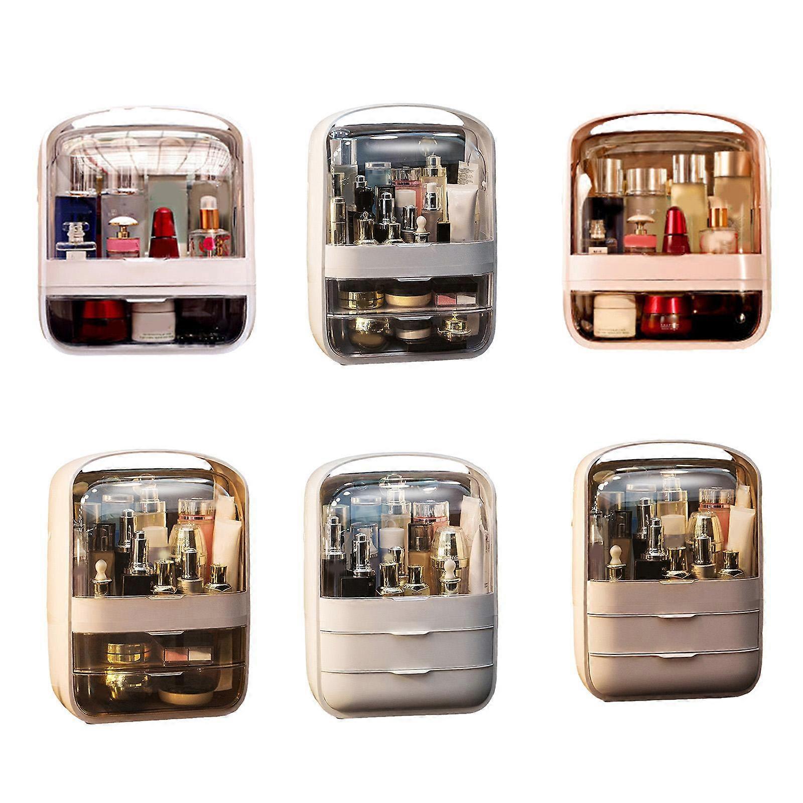 Storage Organizer Drawer Lightweight Desk Top Utility Organizing Boxes Durable Large Capacity Container Cosmetics Box  pure white M