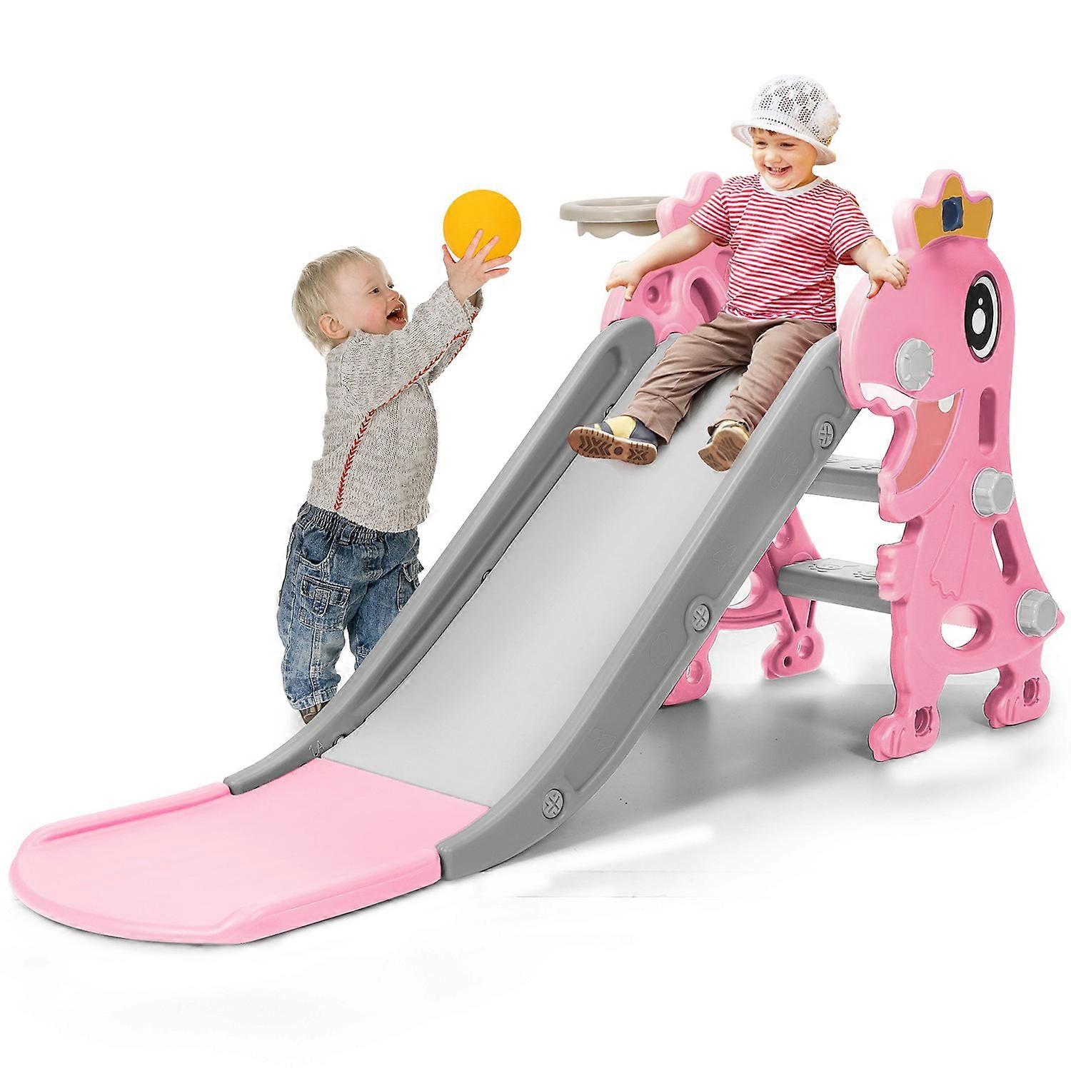 Children Slide Pink Gray