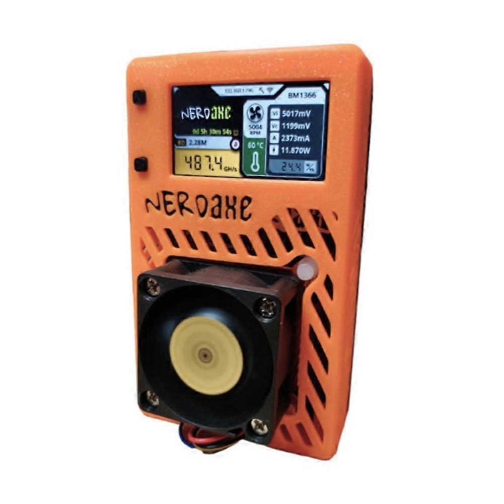 NerdAxe Miner Bitaxe Ultra BM1366 Asic Chip 500Gh/S Hashrate Bitcoin ASIC Mini Miner Lottery Miner with Display EU Plug