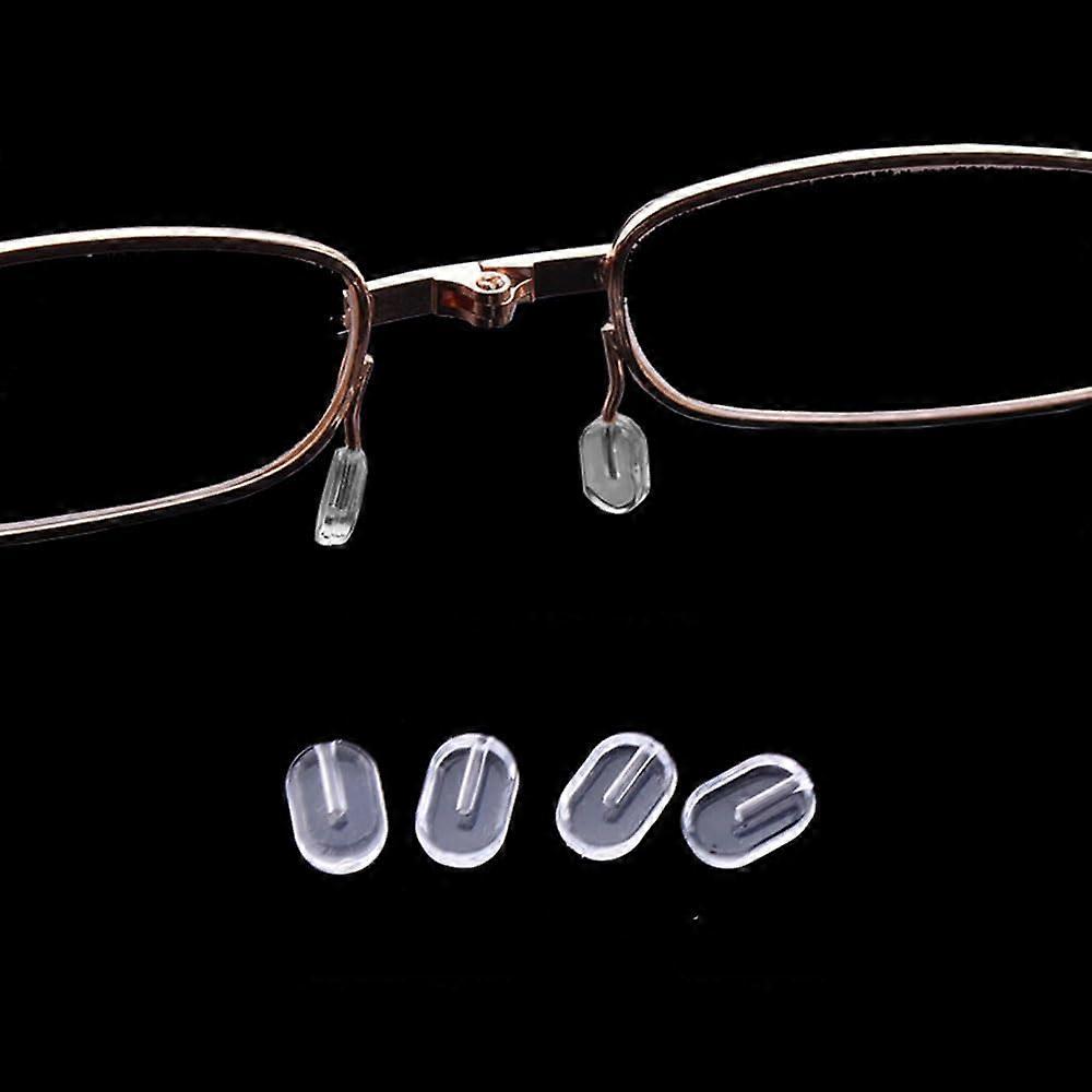 Eyeglass Nose Pads 2Pairs Nose Pieces Replacement Push Slide Slip in PVC Nosepads for Presbyopic Eye Glasses