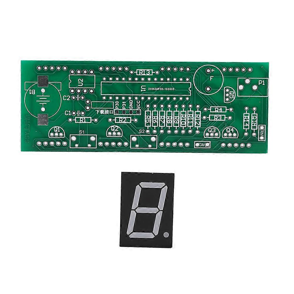 DIY Electronic Clock Kit C51 SCM Process Light Control Large LED Screen Components