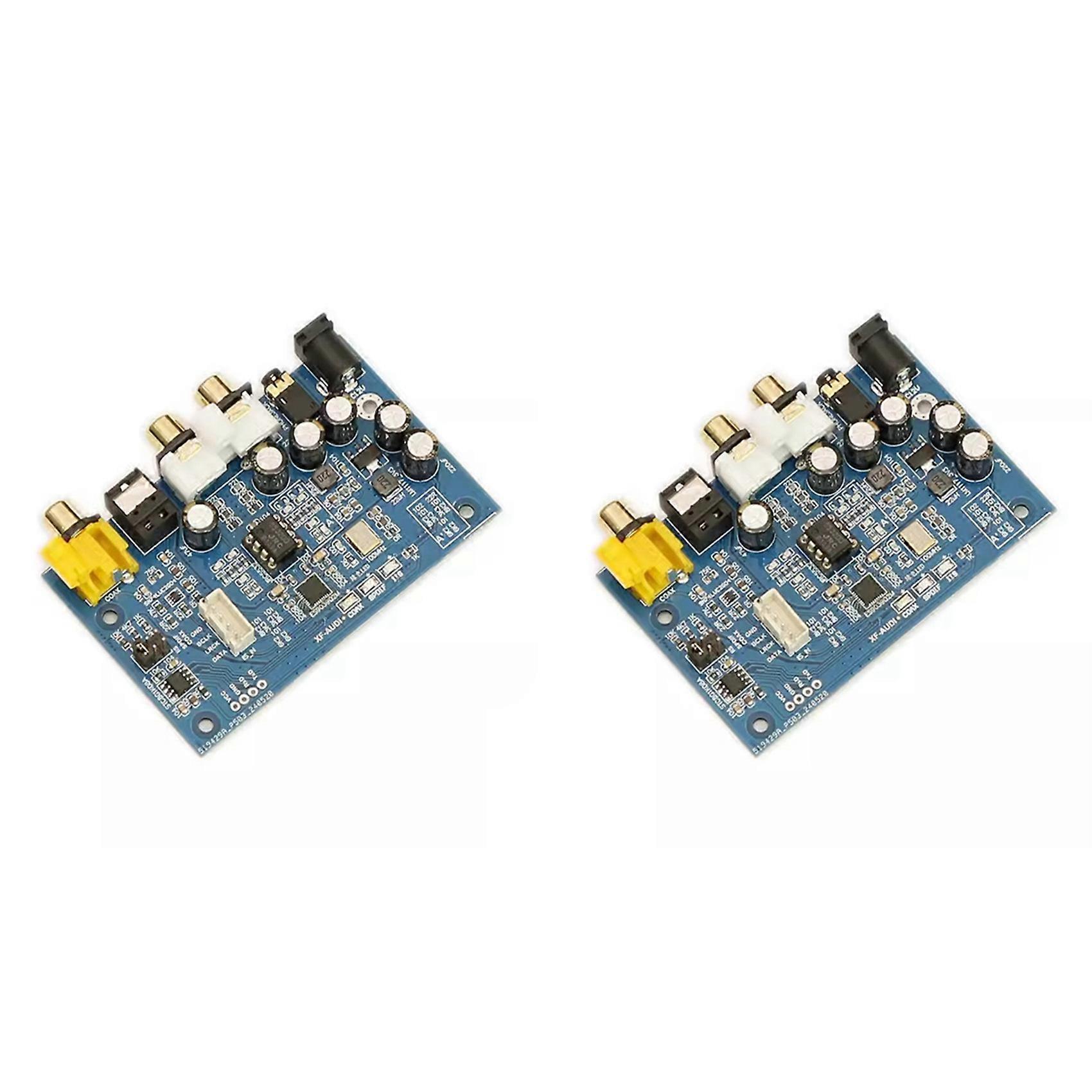 2X ES9039Q2M DAC Decoder Board I2S DSD Optical Coaxial Input DAC Audio Decoder Board Module DSD512