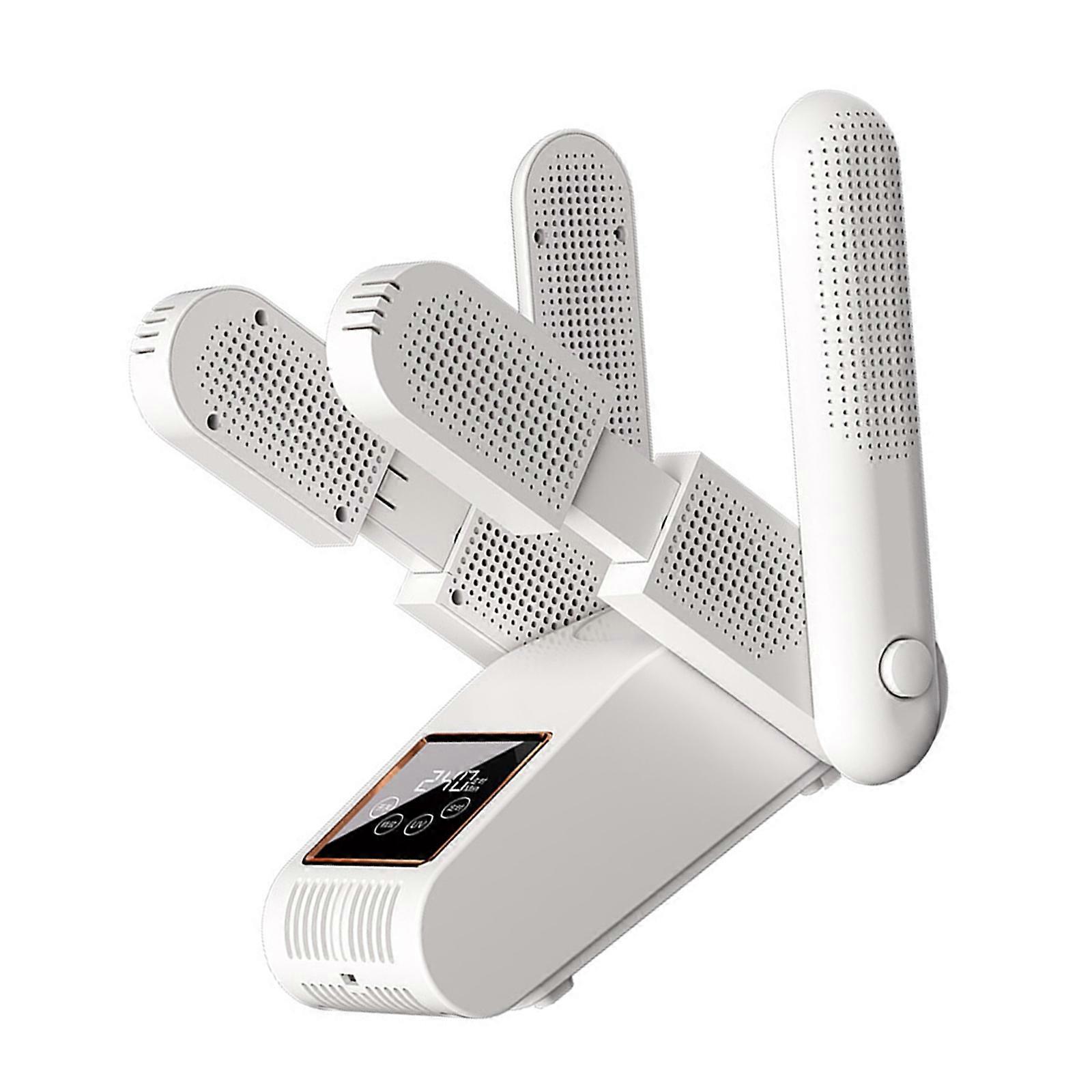 Electric Shoe Dryer Boot Warmers Shoe Foot Boot Dryer Eliminate Odor Fast Drying Boot Deodorizer Multifunction Dryer  White