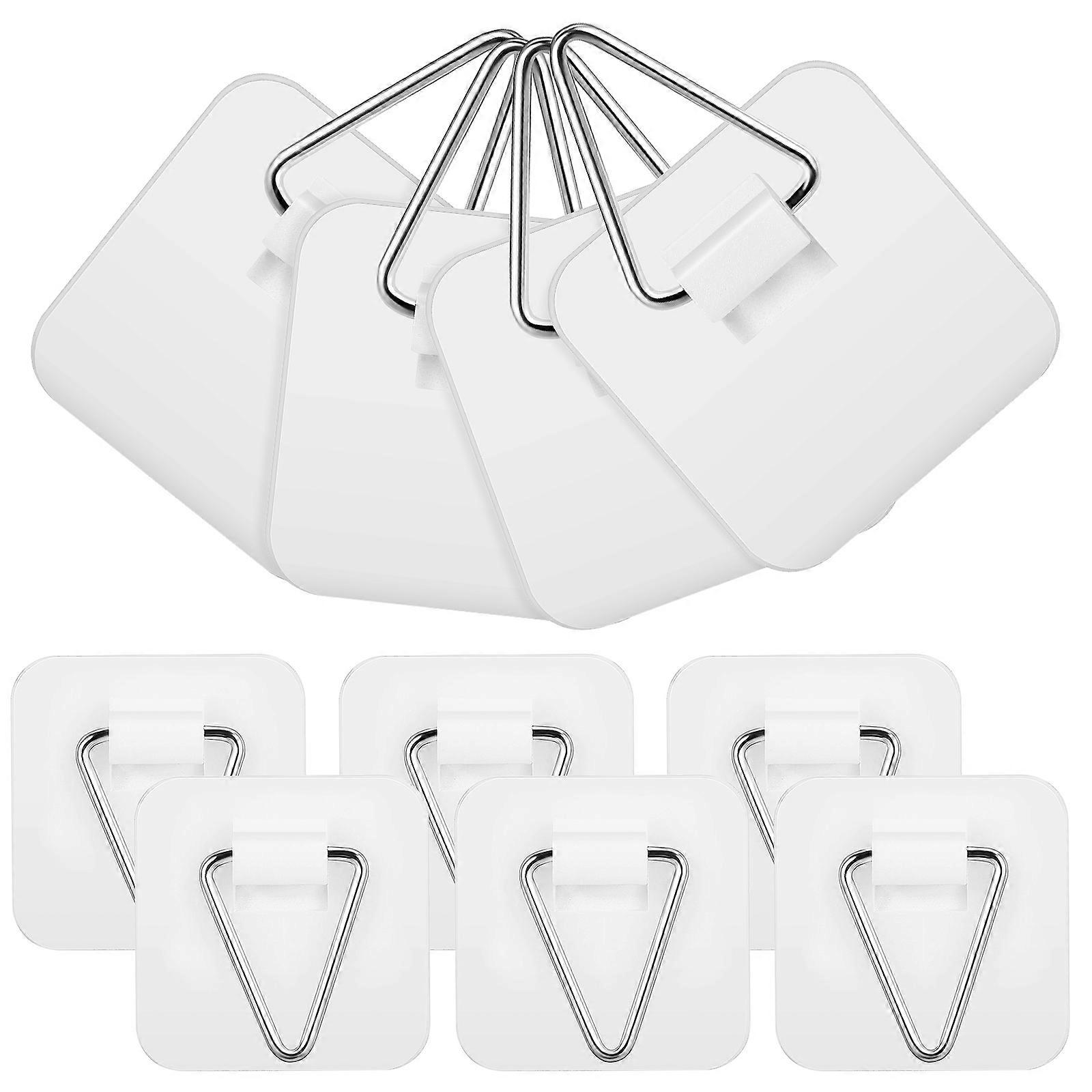 Secure Hanging Plate Hangers Plastic Material 10Pcs