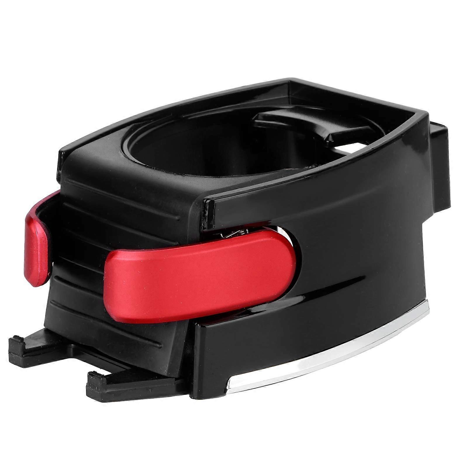 Universal Car Air Vent Cup Holder with Temperature Control and SpillProof Design, Red