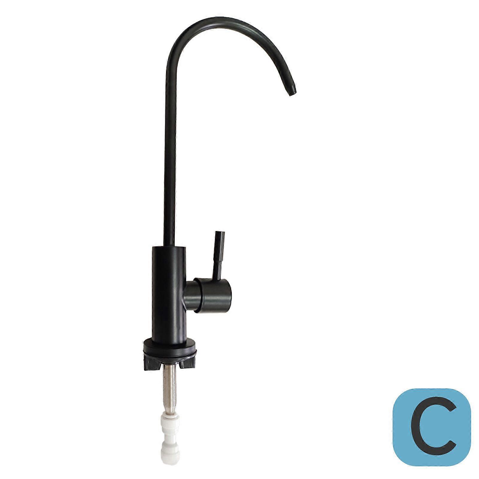 1 robinet à col de cygne pour purificateur d'eau, filtre à eau potable par osmose inverse G1/2