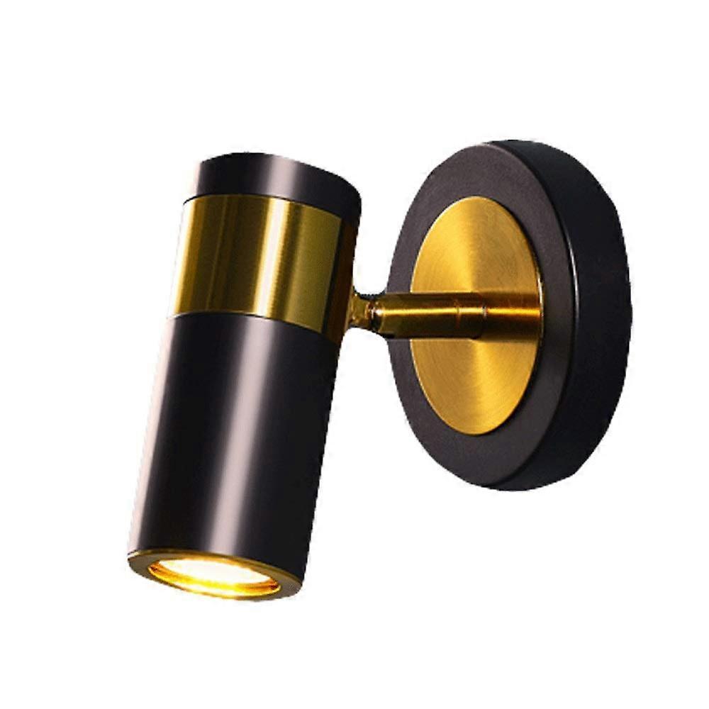 Modern Rotatable Wall Sconce with Adjustable Light Direction, Bedroom Bedside Metal Wall Spotlight GU10