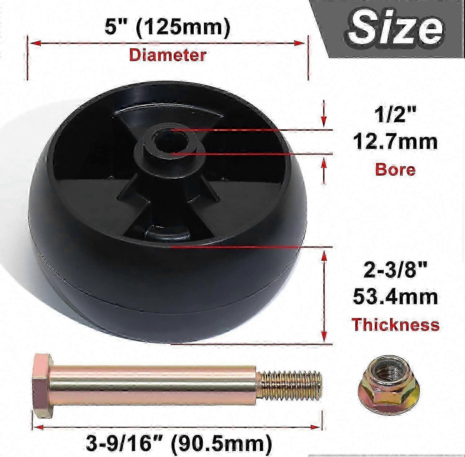 MTD Cub Cadet Deck Wheel Kit Roues de remplacement