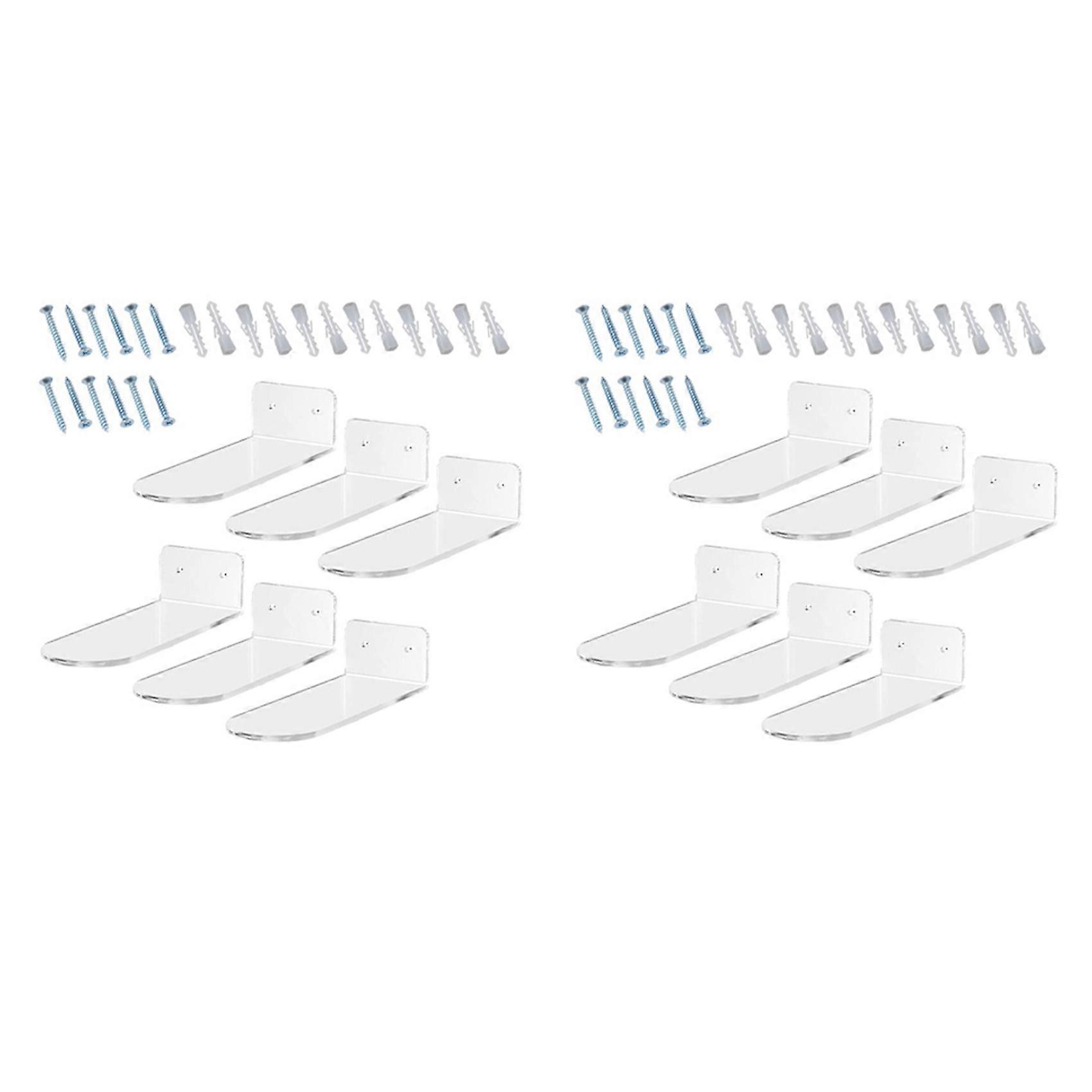 Floating Shoe Display Stand - 12 Shoe Shelf for Wall - Sneaker Levitation Display Shoe Wall Shelf