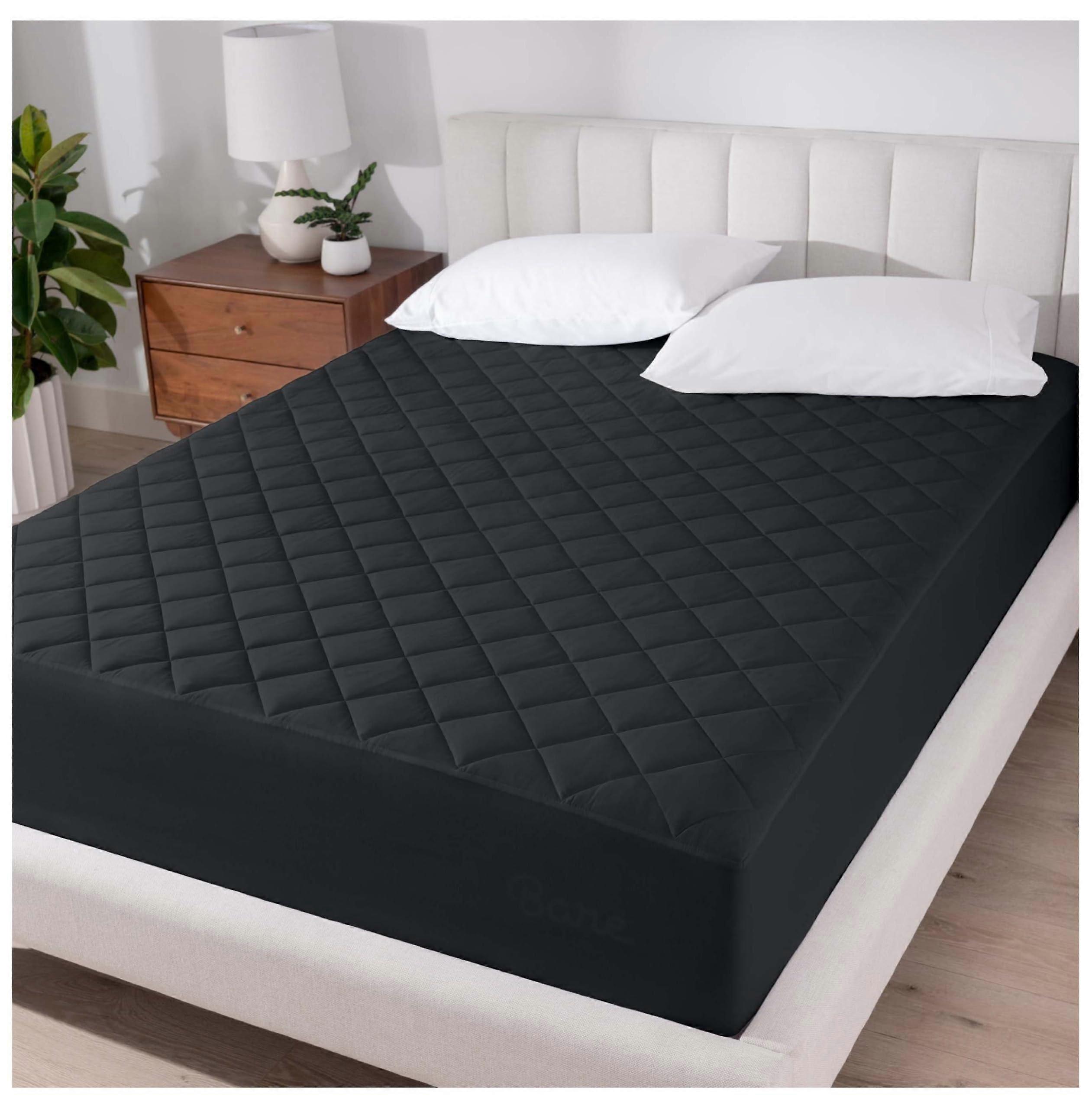 Cooling Mattress Pad King Split Head – Breathable Quilted Topper with Deep Pocket and Hypoallergenic Comfort