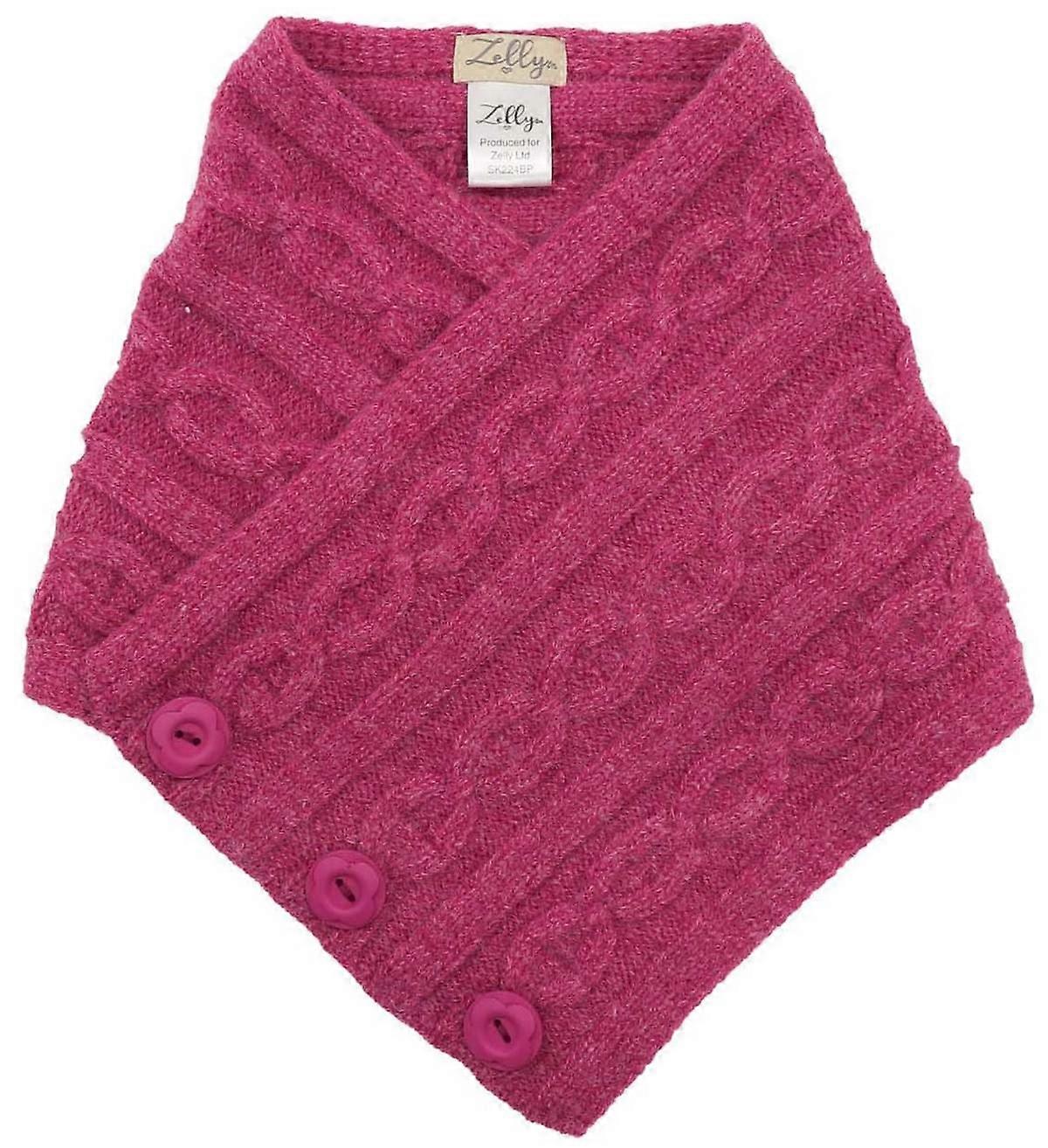 Zelly Button Tippet - Pink