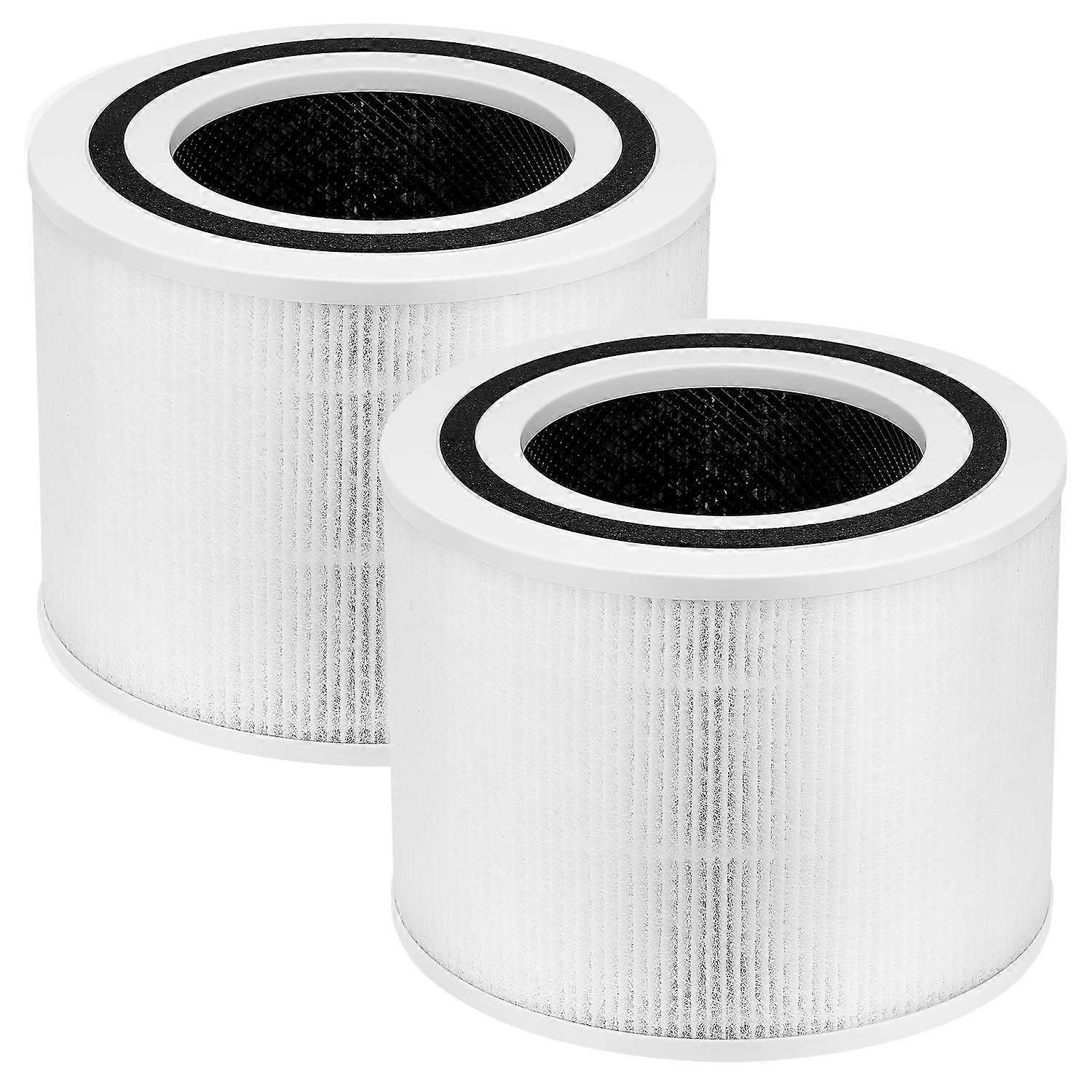 Replacement Filter 2 Pack, True HEPA and Activated Carbon for Pet Odor and Dander for LEVOIT Core P350