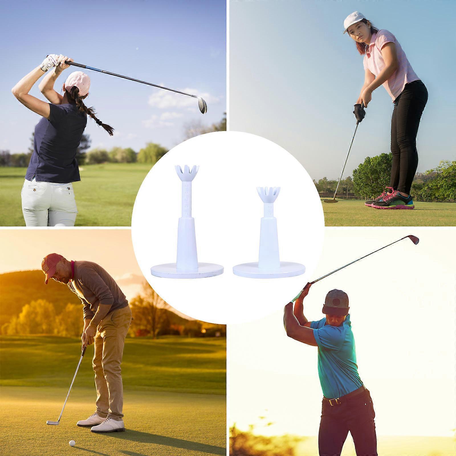 Robuster Golfballhalter aus Gummi, 2er-Packung