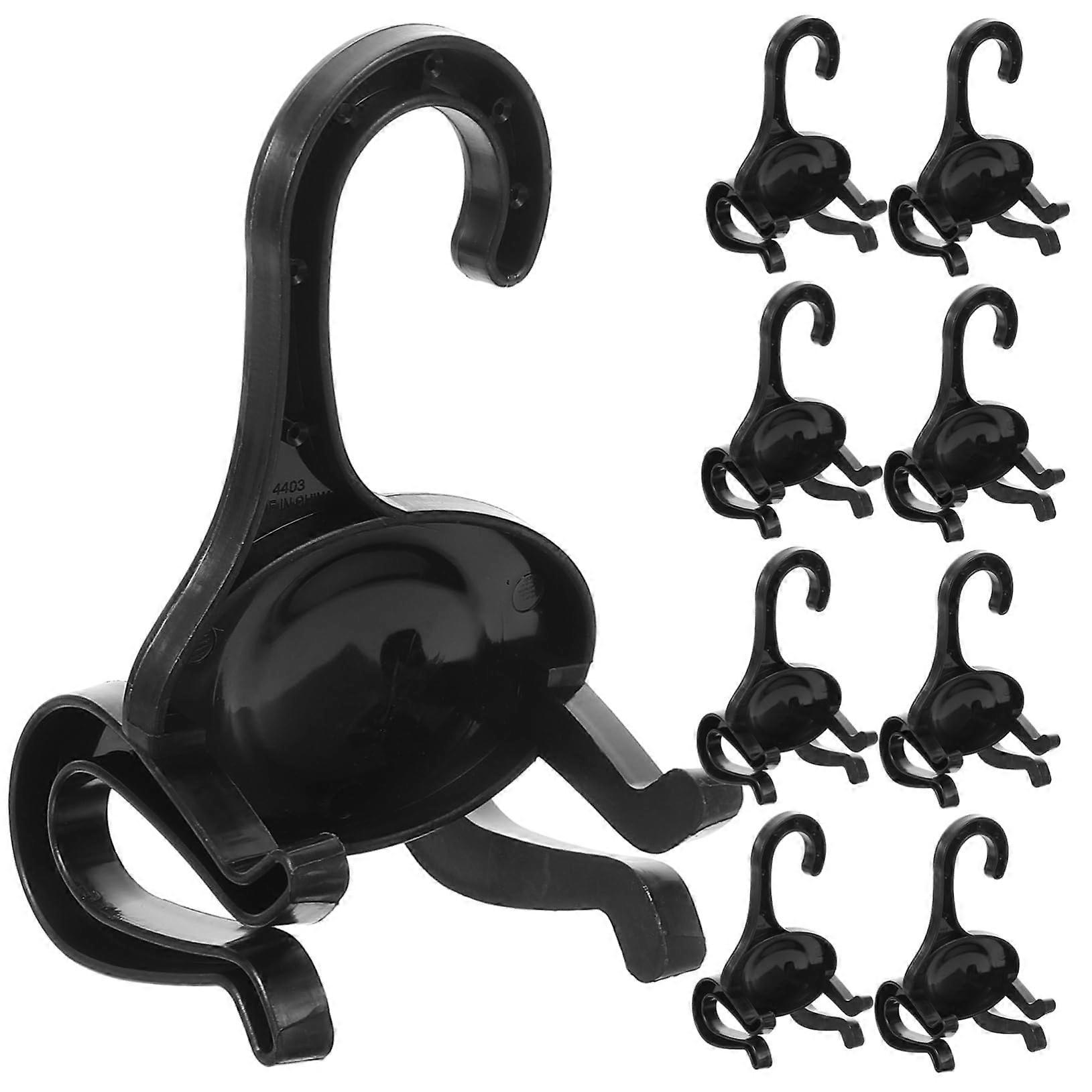 10pcs Shoe Hanging Hooks Slipper Drying Rack Plastic Organizer for Easy Shoe Organization