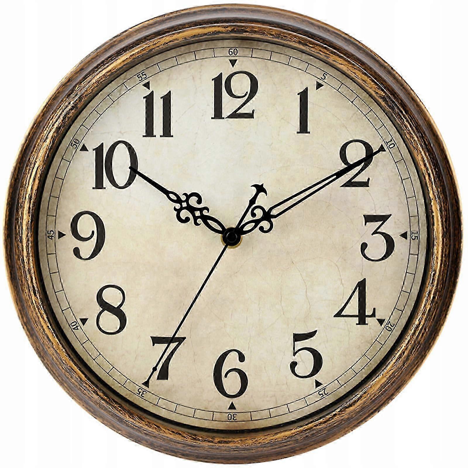 Zegar ścienny Hyland - 30 cm w stylu vintage