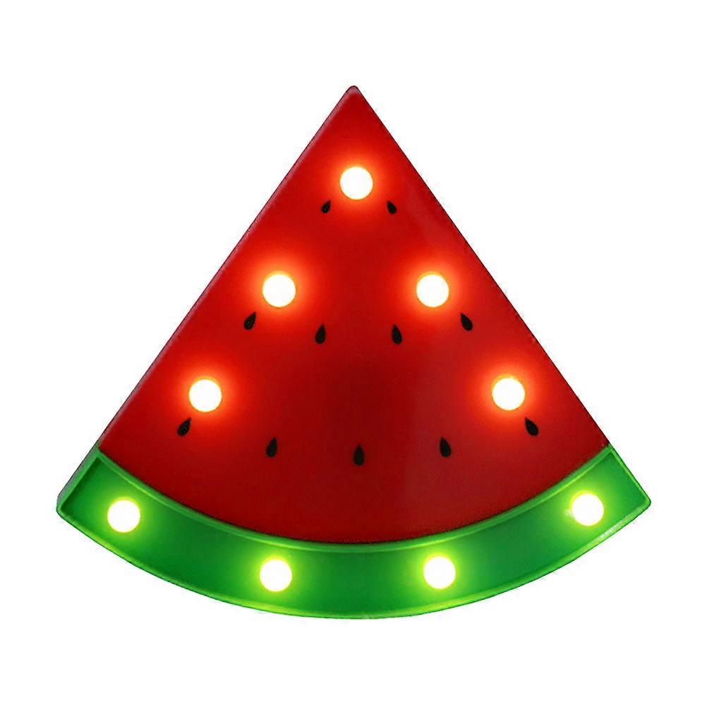 Watermelon Lamp for Night Light 1Pcs Multi Color Plastic Decoration
