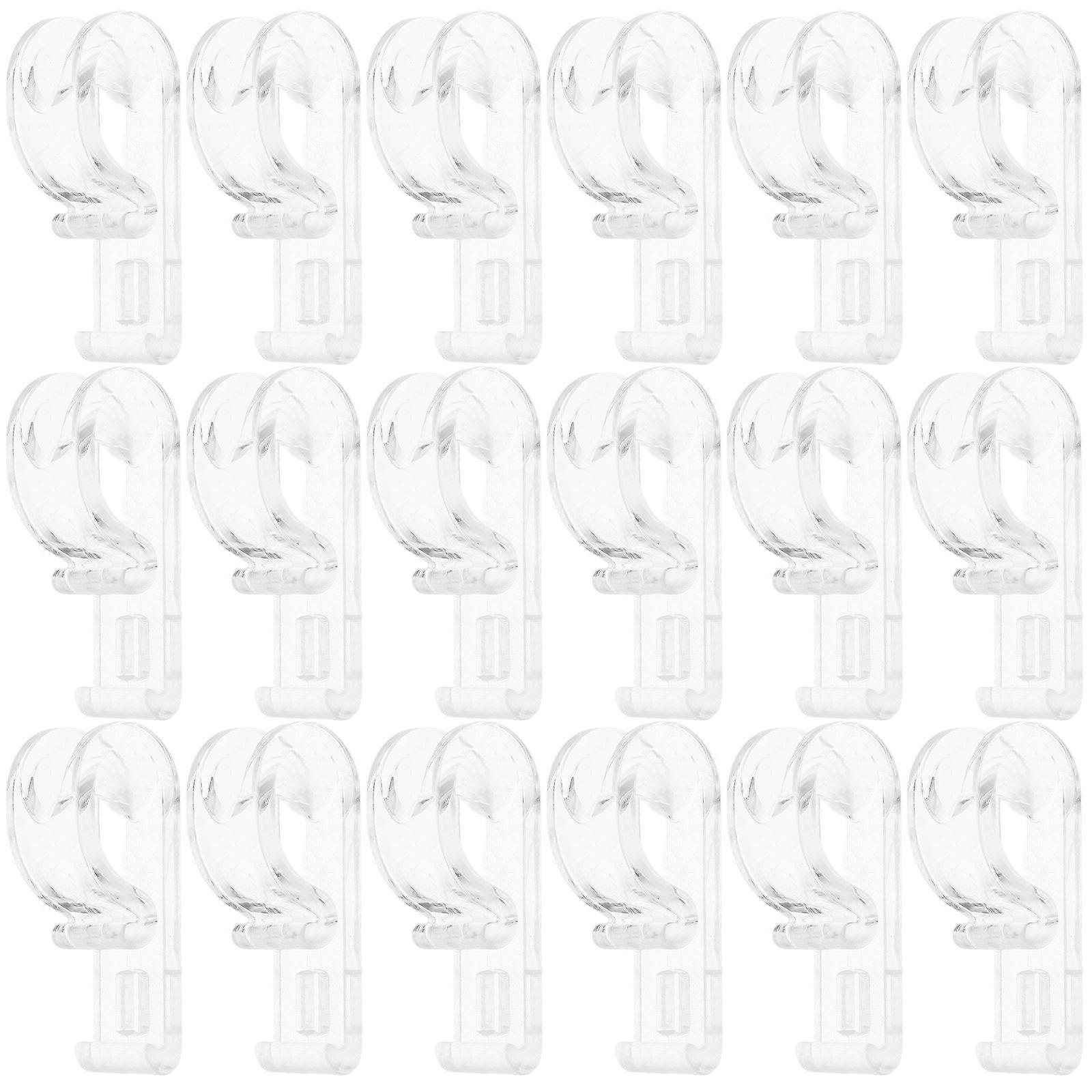30pcs Roller Blind Safety Chain Retainer Cords Guide Fixation Hook Beaded Chain Clip
