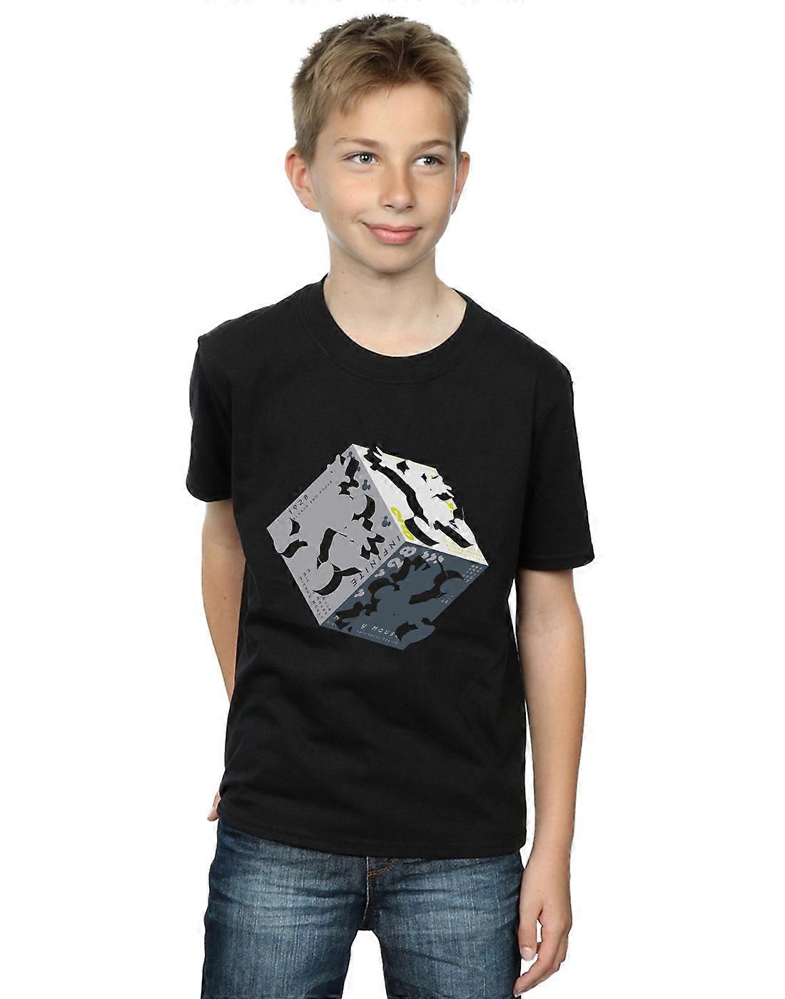 Disney Boys Mickey Mouse Cube T-Shirt