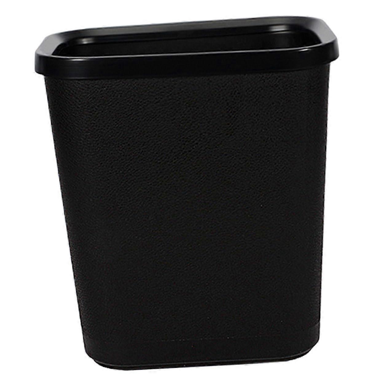 Slim Fireproof Trash Can 8L Rectangular Wastebasket for Bathroom Kitchen Narrow SpaceSaving Bin with Lid