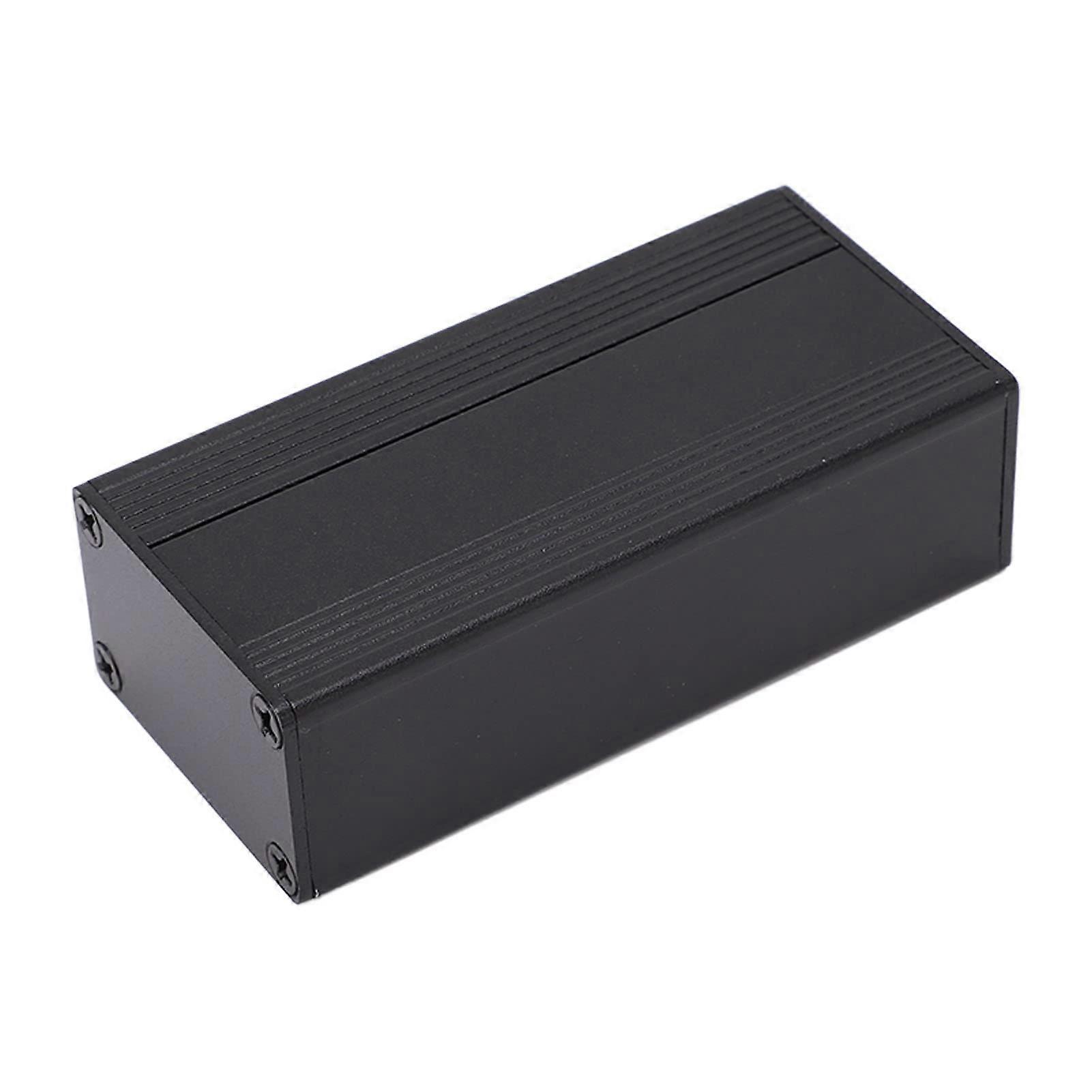 Waterproof Aluminum Enclosure Black Split Type Sandblasted Project Box with Heat Dissipation