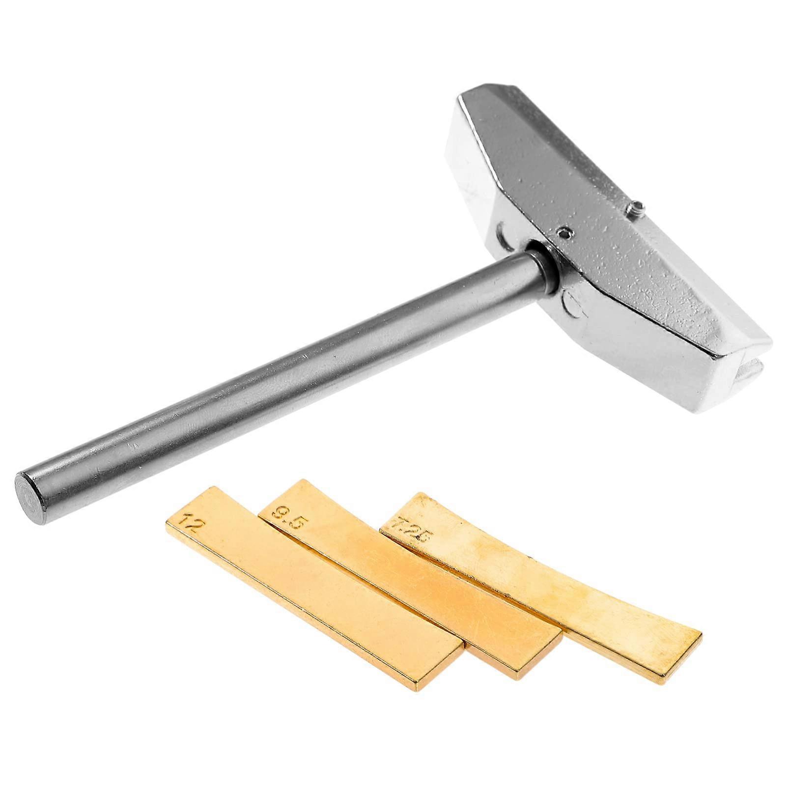 Guitar Fret Press Tool Set with  Inserts for Accurate Installation and Professional Finish