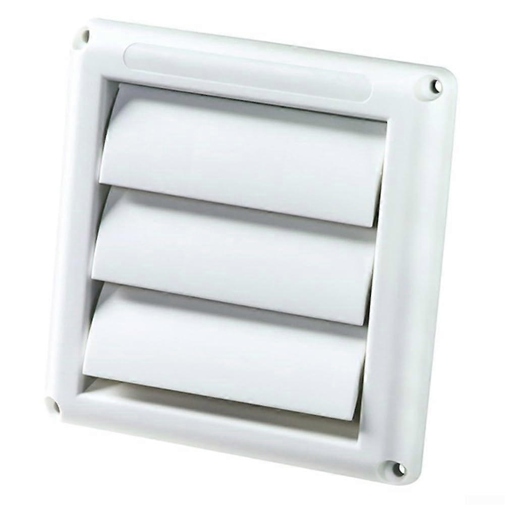 4 Inch Ventilation Exhaust Cover with Automatic Gravity Flaps, Weatherproof External Wall Vent for Fans