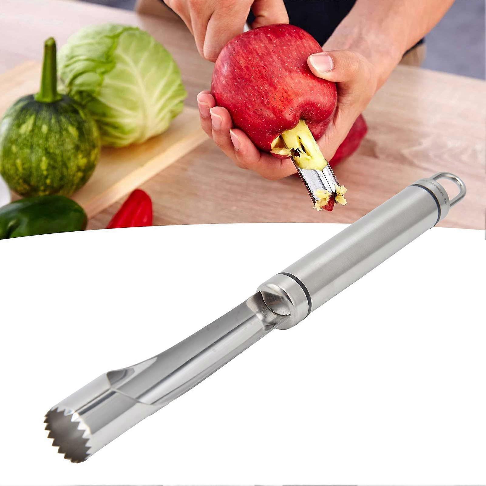 Apple Corer Stainless Steel Fruit Corer for Apples and Pears with Sharp Blade Effortless Core Removal