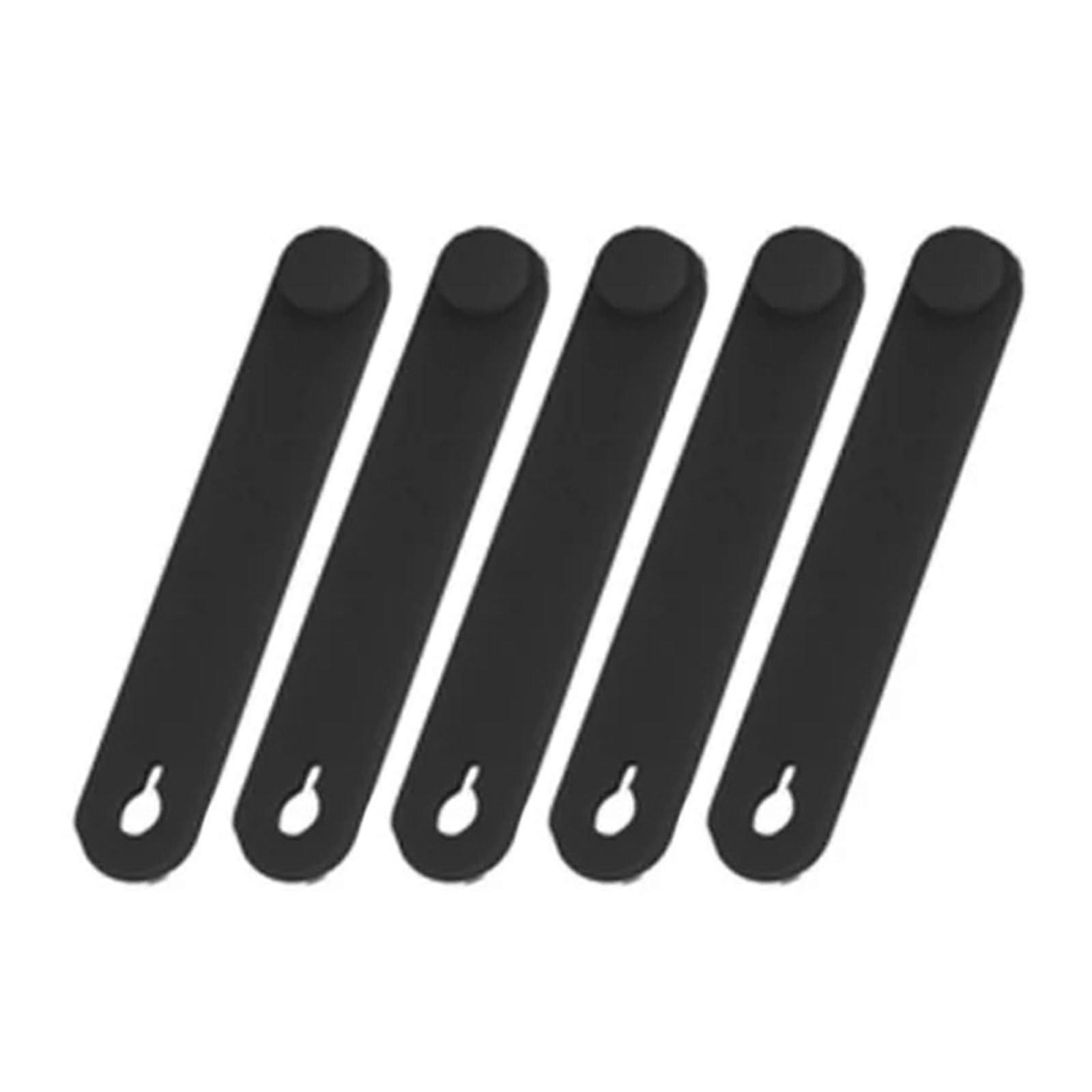 Rubber Motorcycle Cable Tie Strap Set for Secure Wiring Harness, Flexible Adjustable Organizer