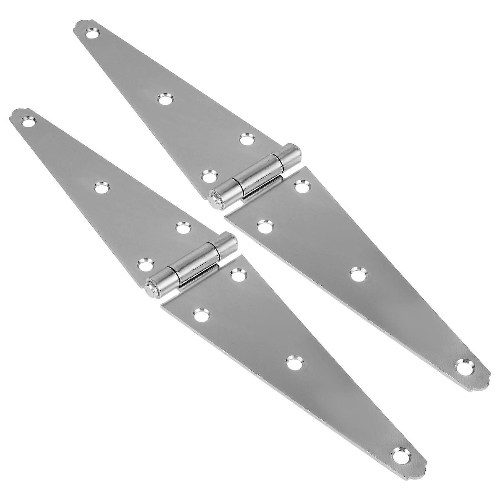 2pcs Strap Hinge 250mm Heavy Duty Hinge Gate Hardware Decorative Strap Hinge
