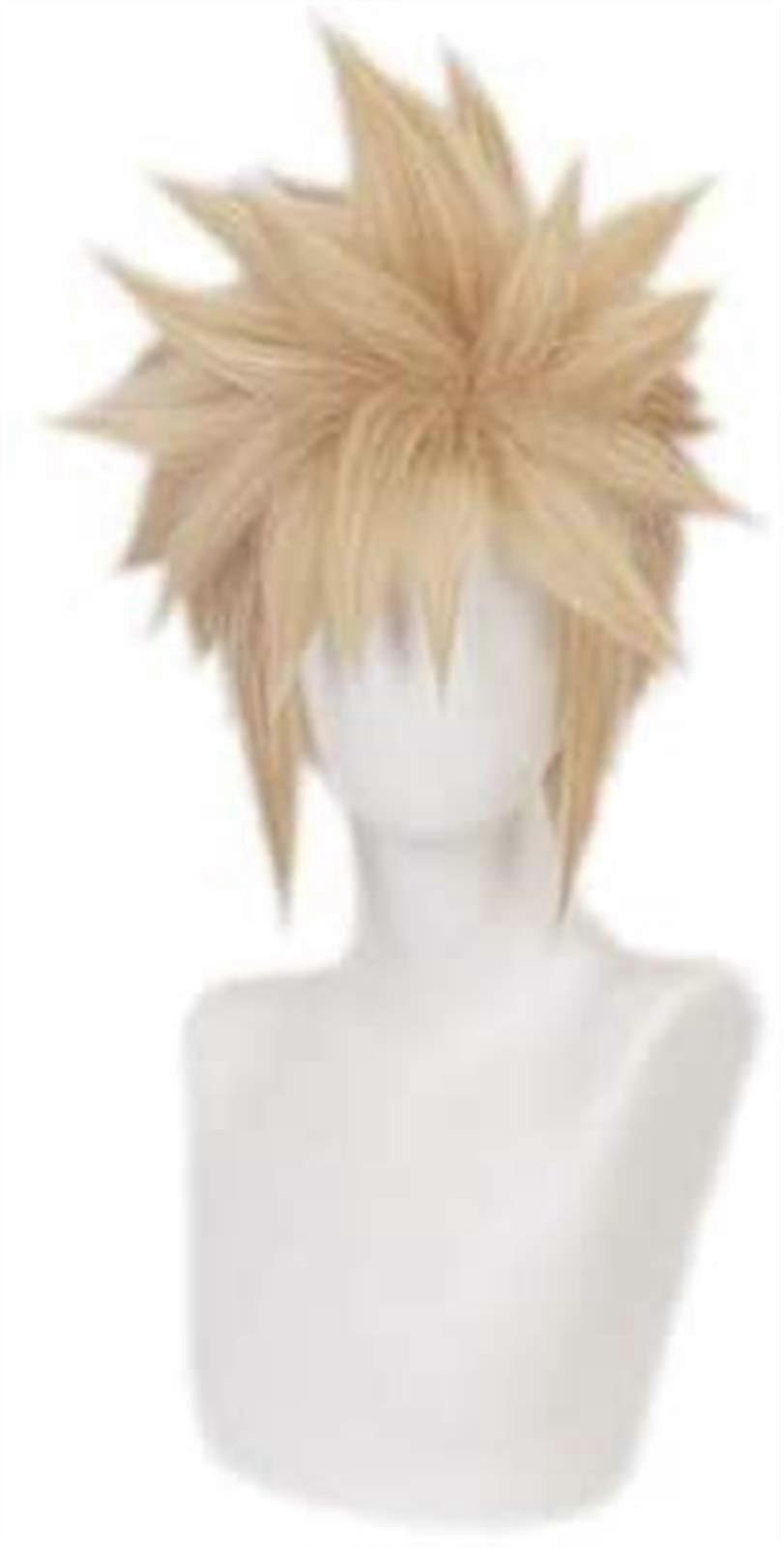 HeatResistant Golden Short Hair Adjustable Cap